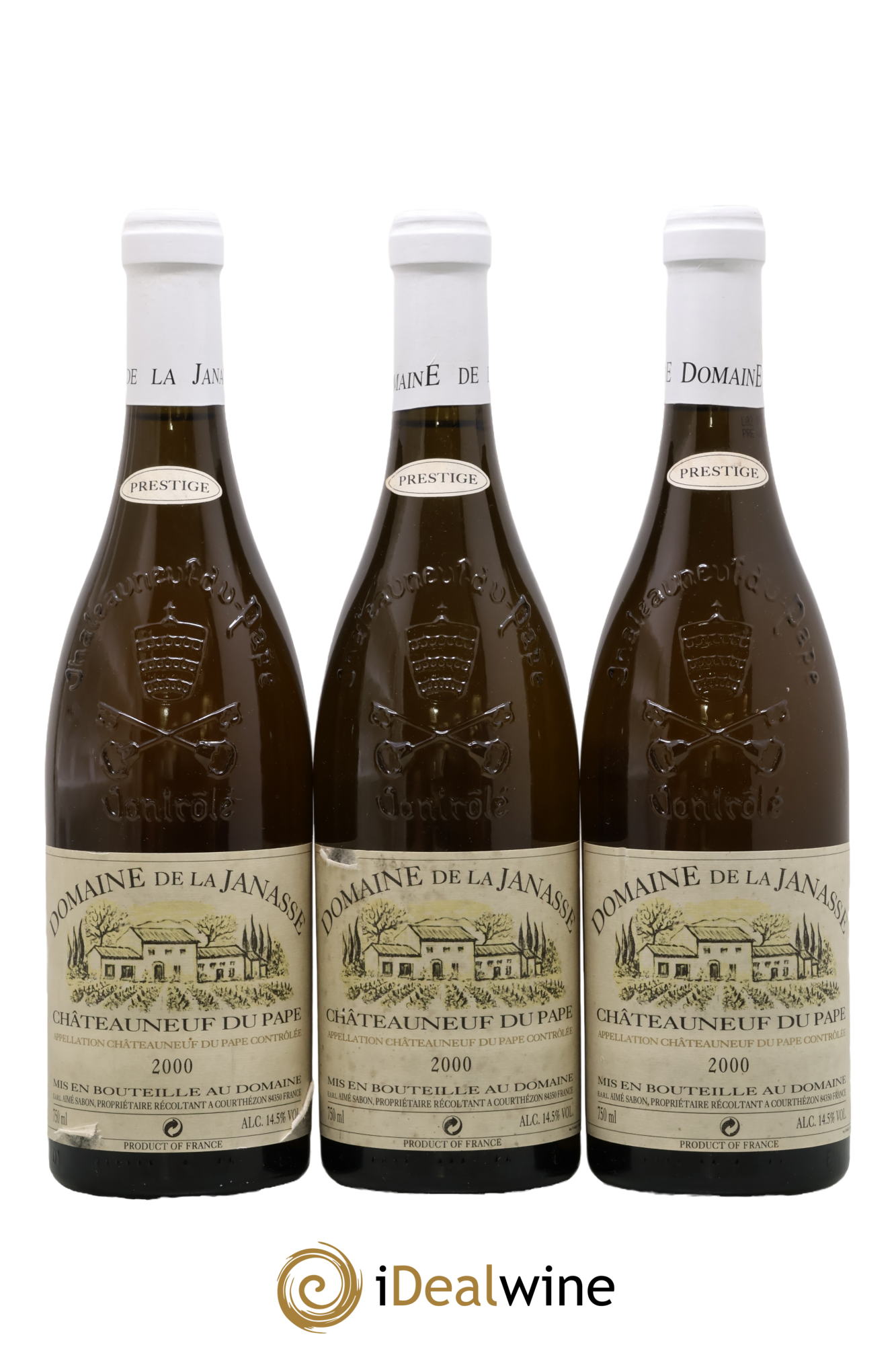 Châteauneuf-du-Pape Prestige La Janasse (Domaine de) 2000 - Lot de 3 bouteilles - 0