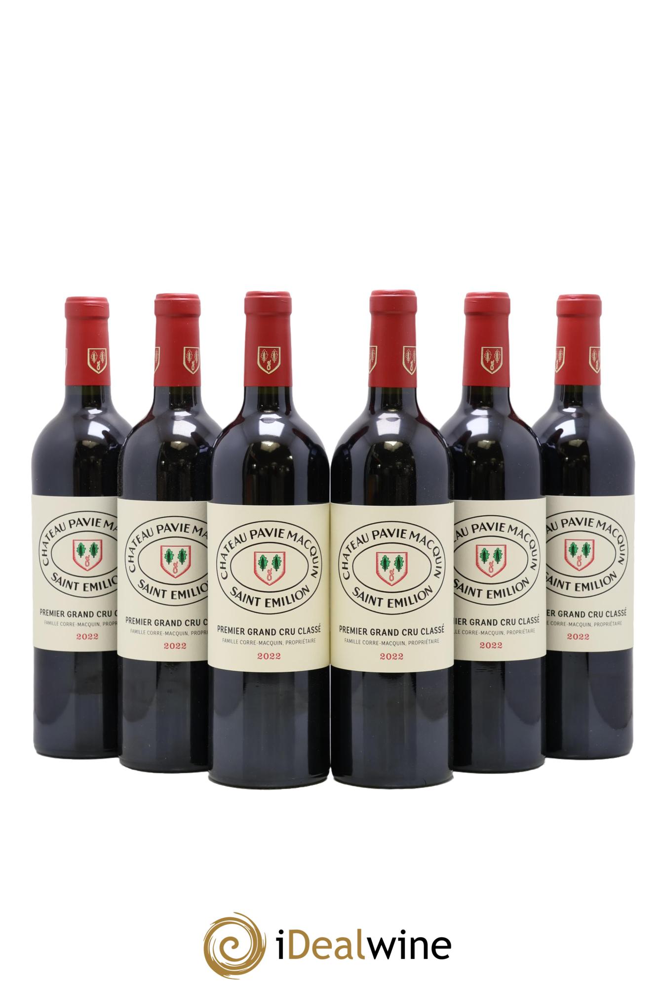 Château Pavie Macquin 1er Grand Cru Classé B 2022 - Lot de 6 bouteilles - 0