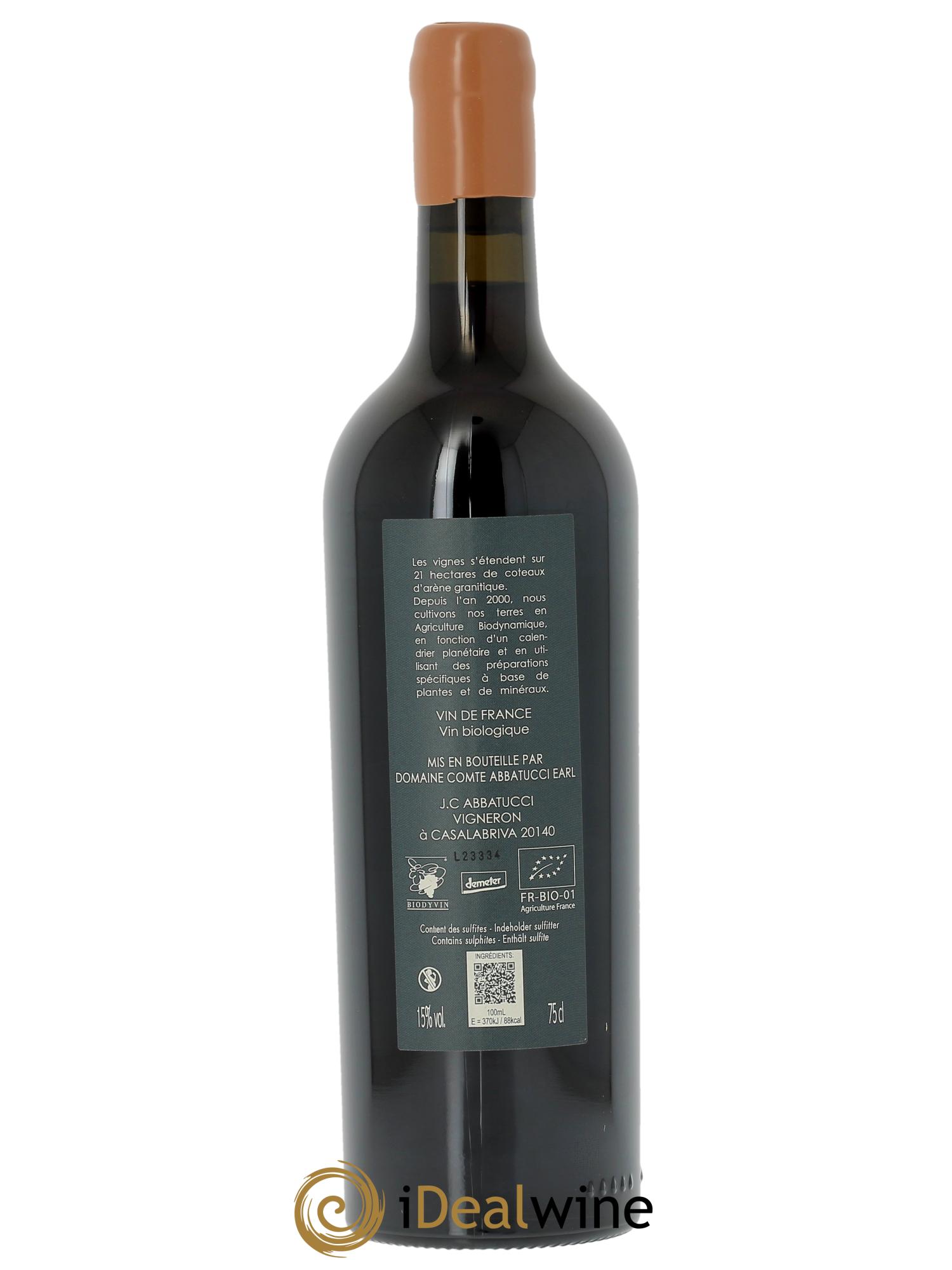 Vin de France Ministre Impérial Cuvée Collection Comte Abbatucci (Domaine) 2023 - Lotto di 1 bottiglia - 1