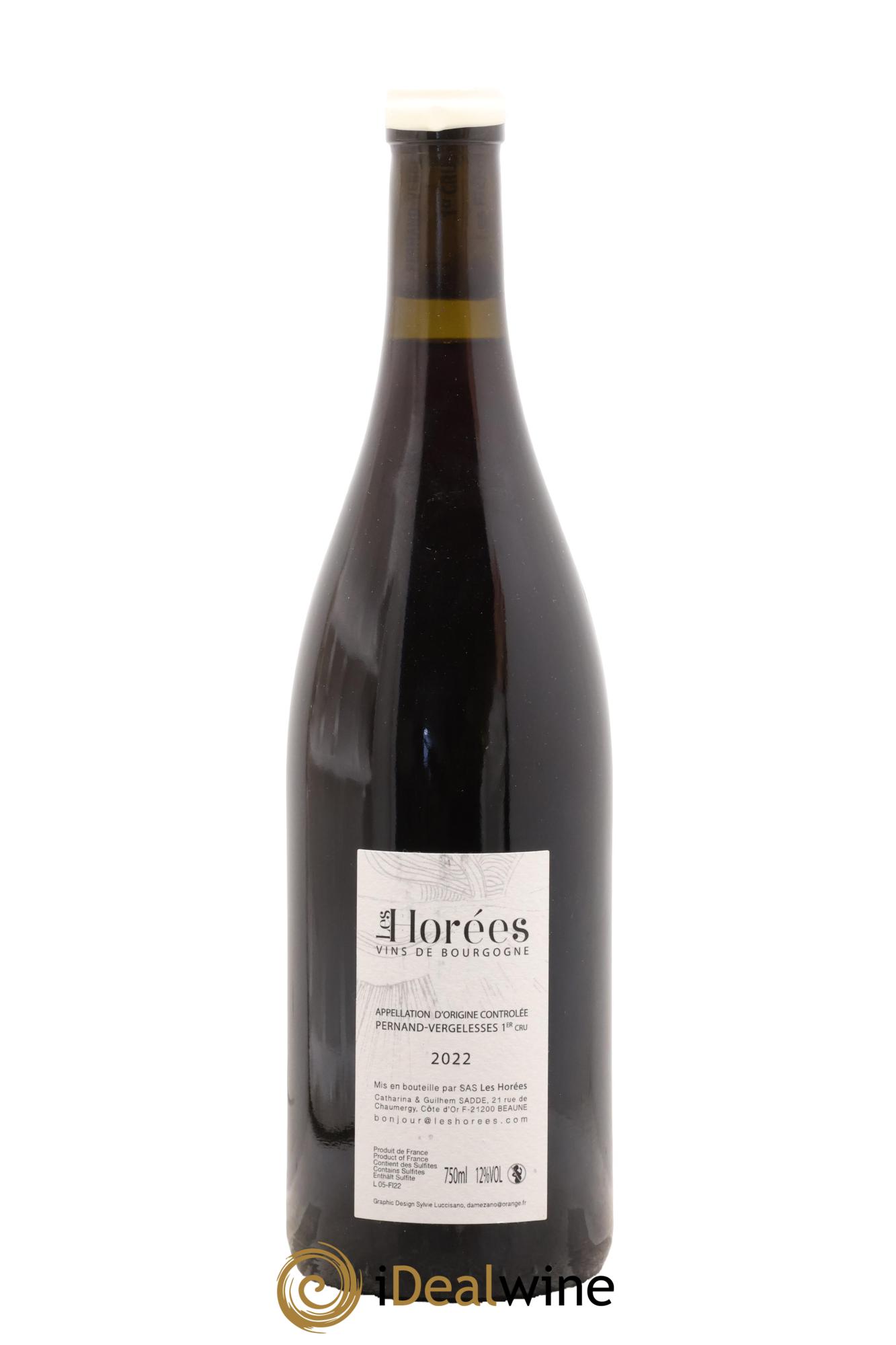 Pernand-Vergelesses 1er Cru Les Fichots Les Horées 2022 - Lot de 1 bouteille - 1