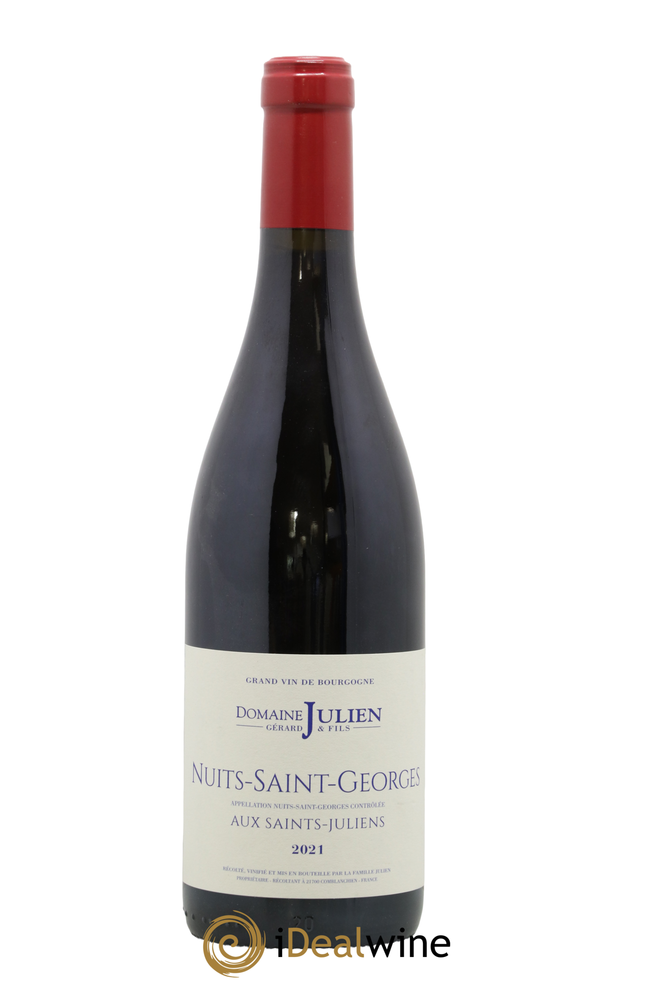Nuits-Saint-Georges Aux Saints-Juliens Domaine Julien Gérard et fils 2021 - Lot de 1 bouteille - 0