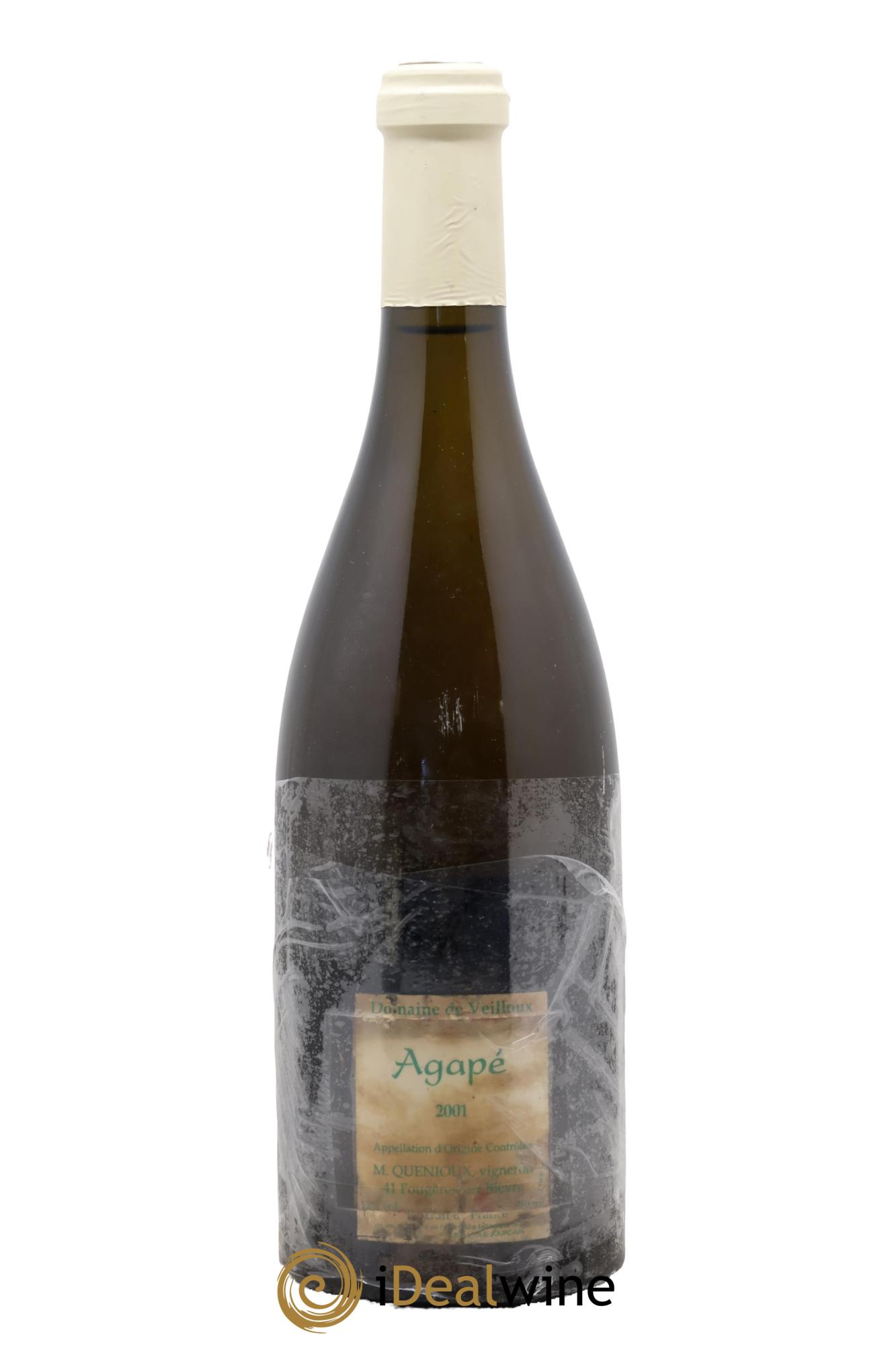 Cheverny Agapé Domaine du Veilloux Michel Quenioux 2001 - Lot of 1 bottle - 1