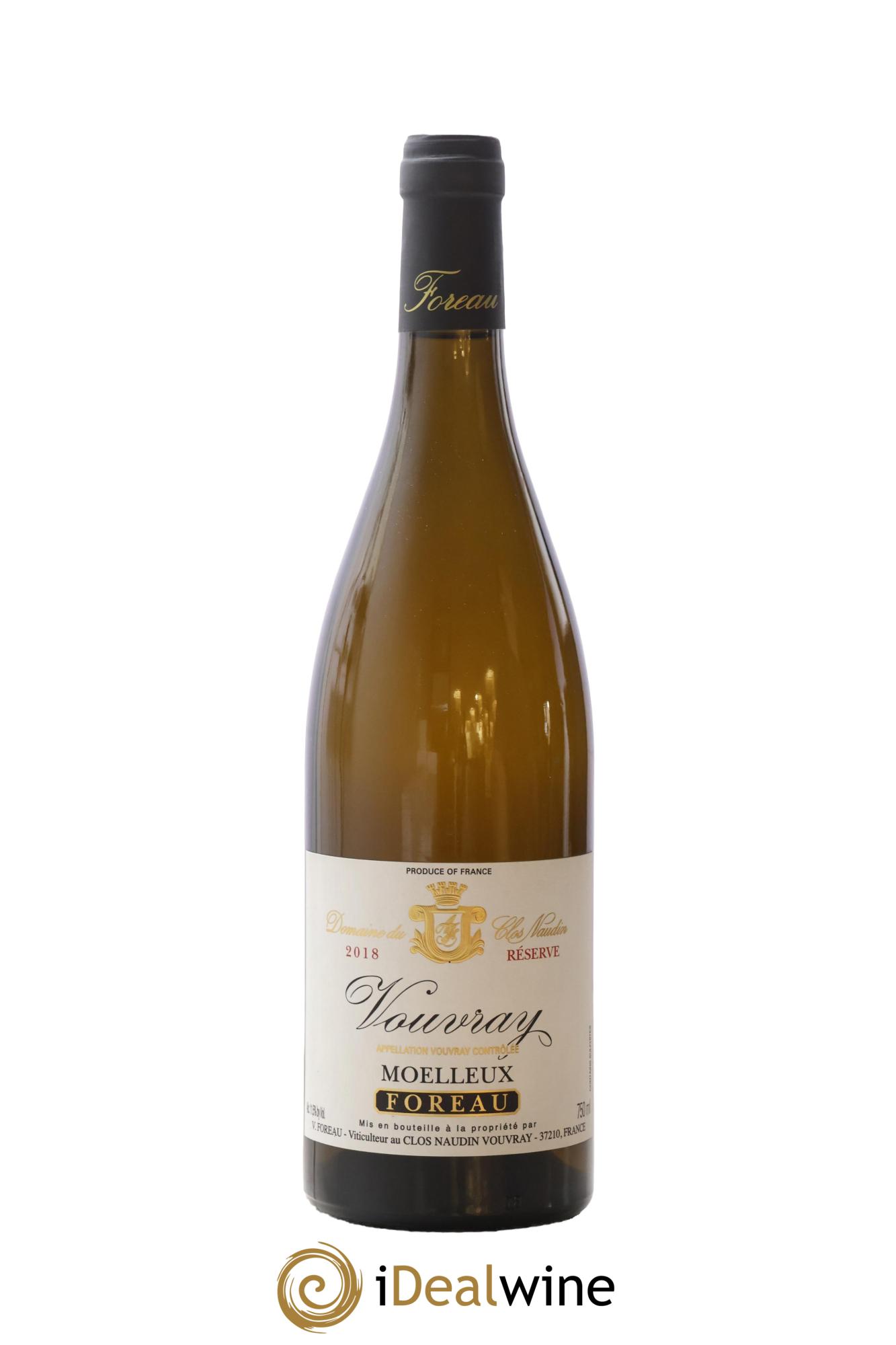 Vouvray Moelleux Réserve Clos Naudin - Philippe Foreau 2018 - Posten von 1 Flasche - 0