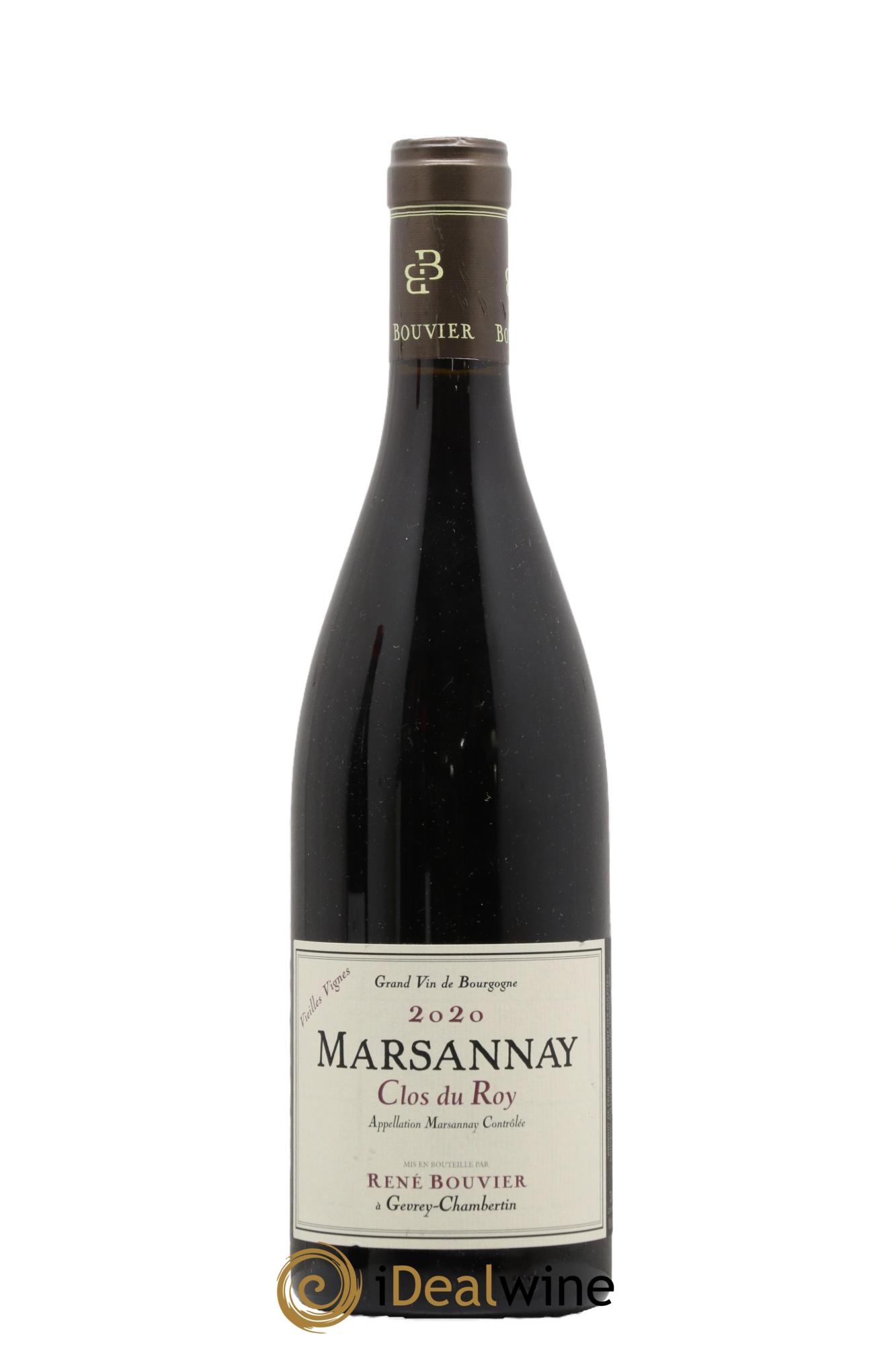 Marsannay Vieilles Vignes Clos du Roy René Bouvier (Domaine) 2020 - Lot de 1 bouteille - 0