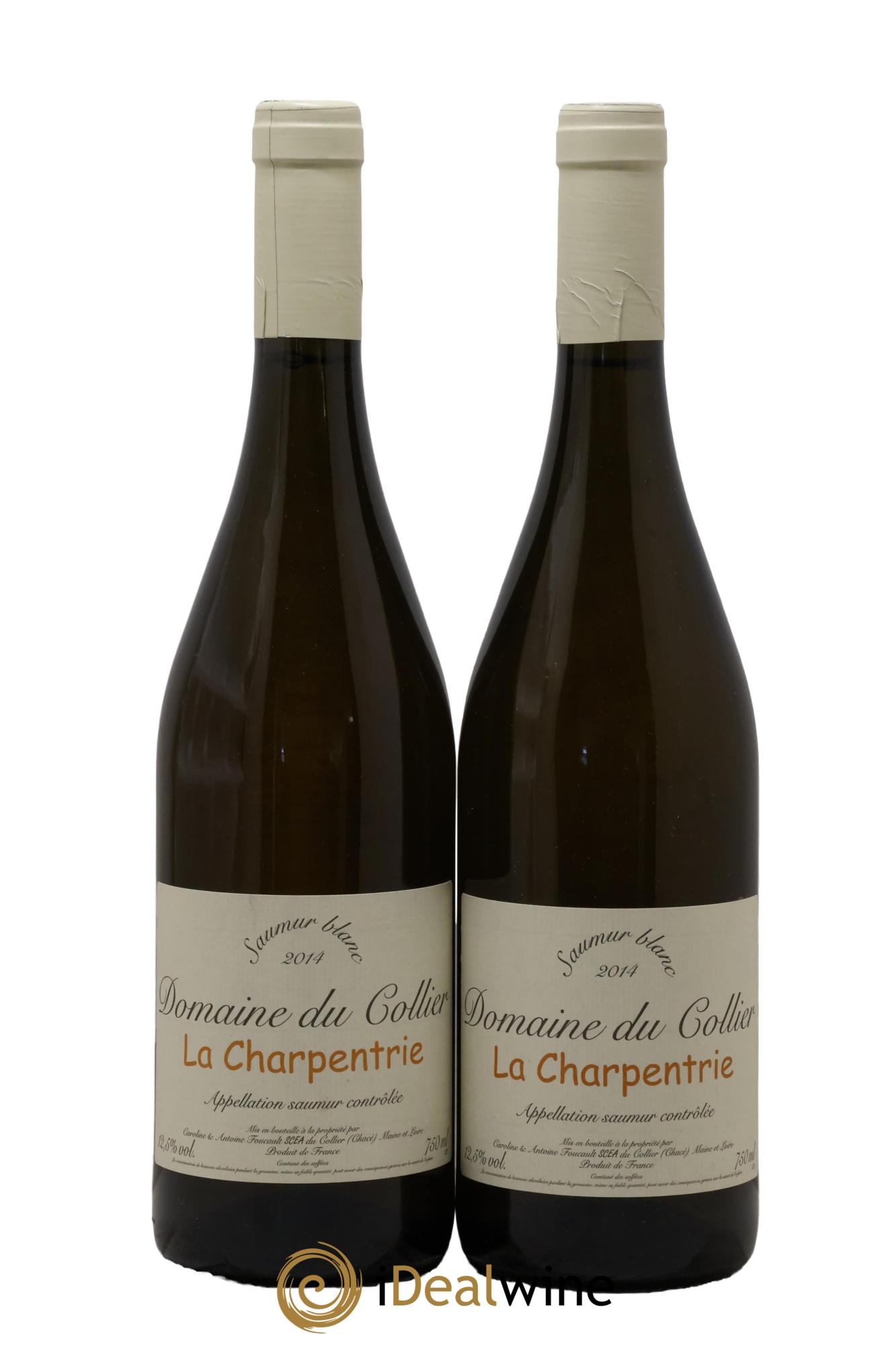 Saumur La Charpentrie Domaine du Collier 2014 - Posten von 2 Flaschen - 0