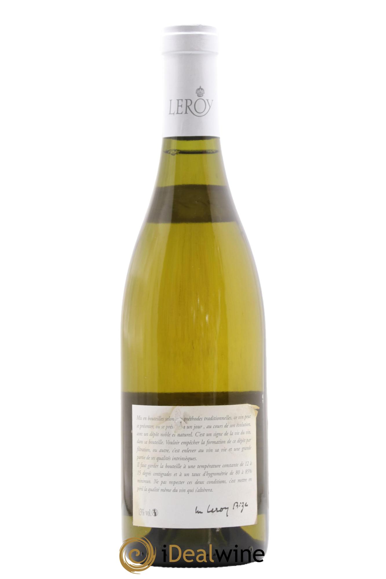 Puligny-Montrachet 1er Cru Sous le Puits Leroy SA 2011 - Lot de 1 bouteille - 1