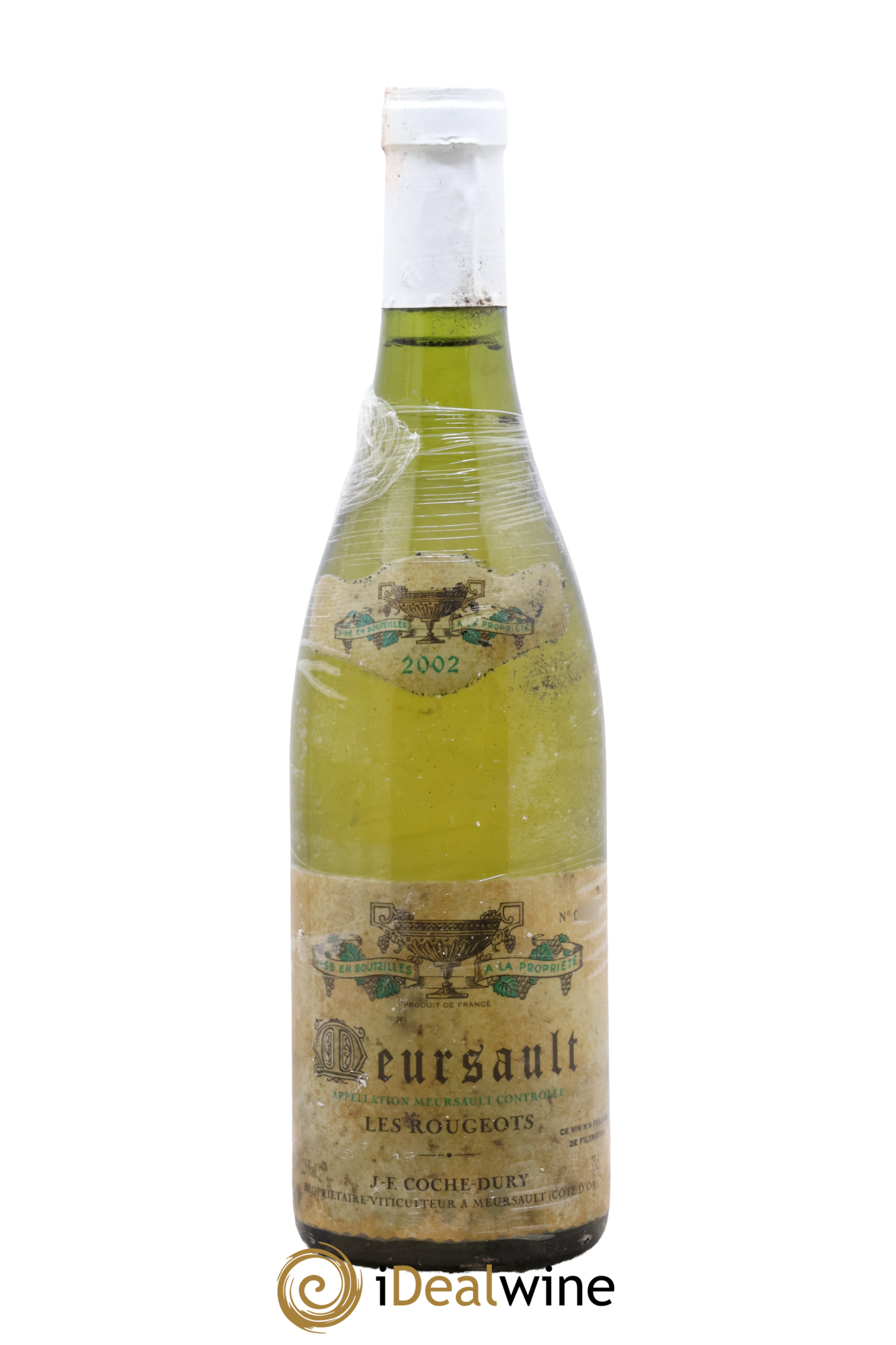 Meursault Les Rougeots Coche Dury (Domaine) 2002 - Posten von 1 Flasche - 0