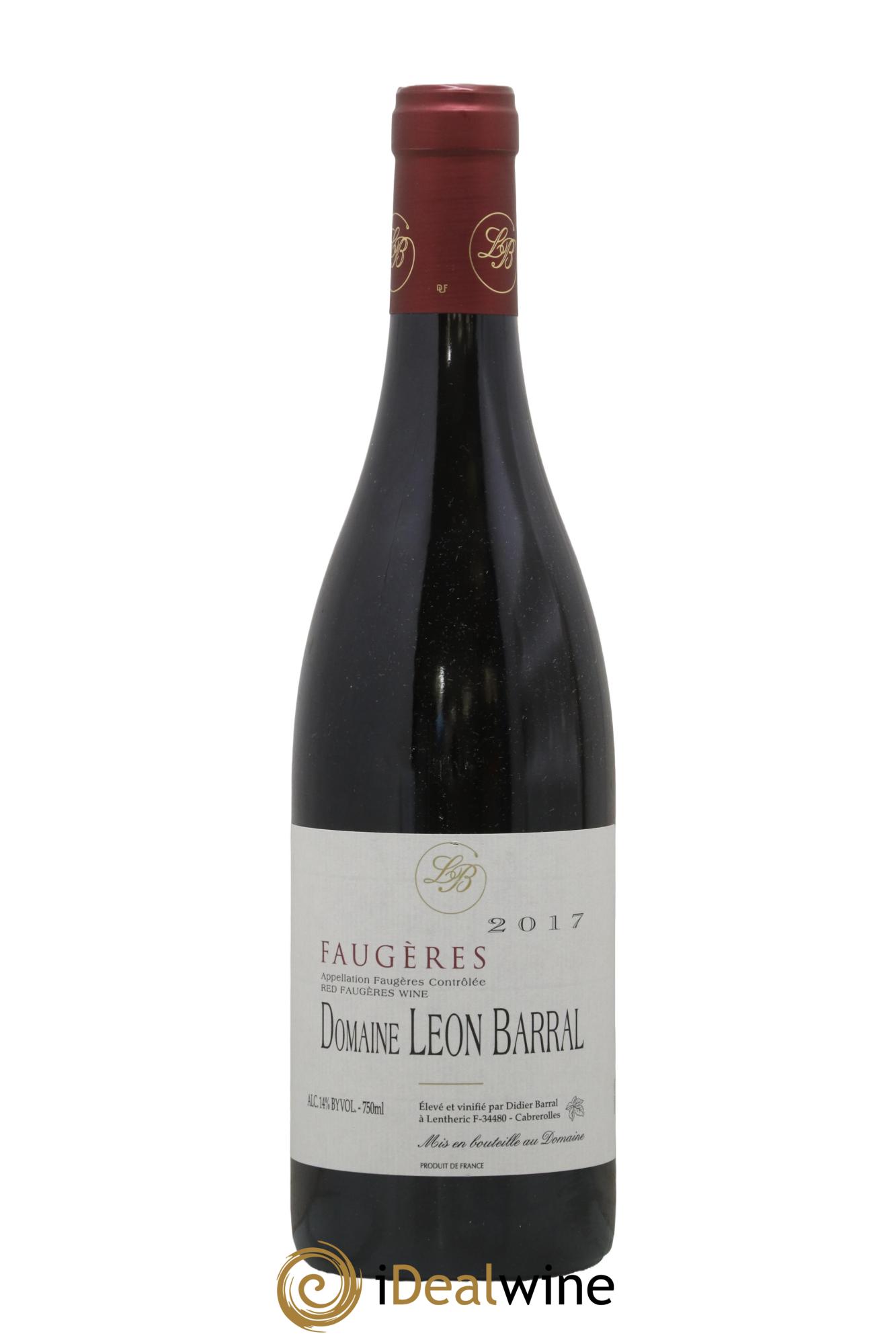 Faugères Domaine Léon Barral 2017 - Posten von 1 Flasche - 0