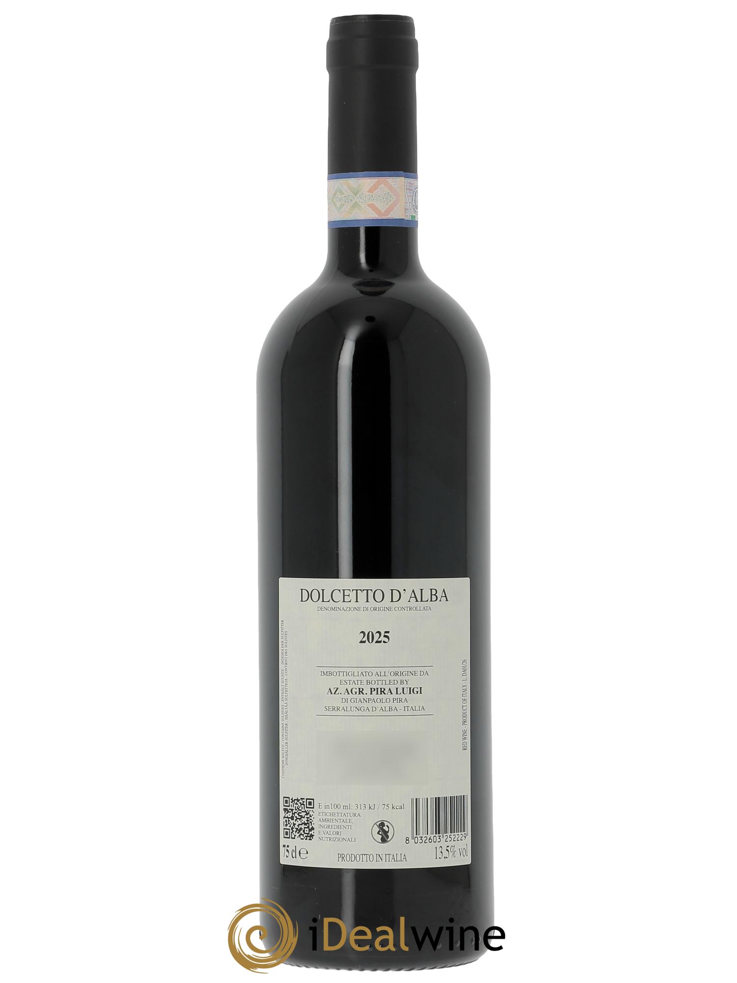 Dolcetto d'Alba DOC Luigi Pira  2025 - Posten von 1 Flasche - 1