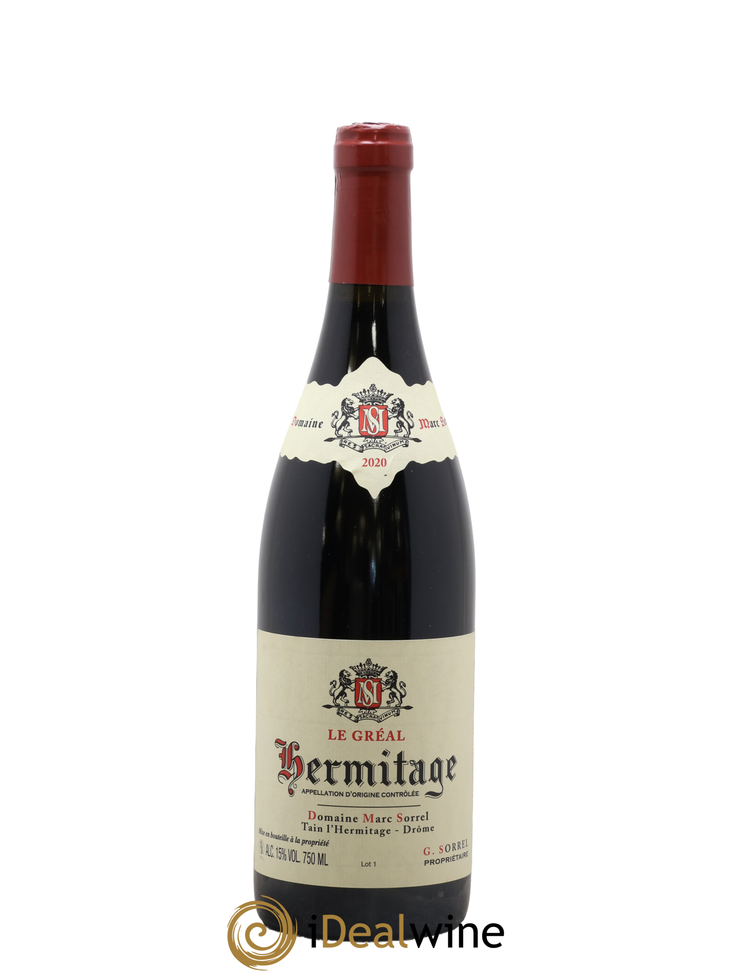 Hermitage Le Gréal Marc Sorrel 2020 - Lot de 1 bouteille - 0
