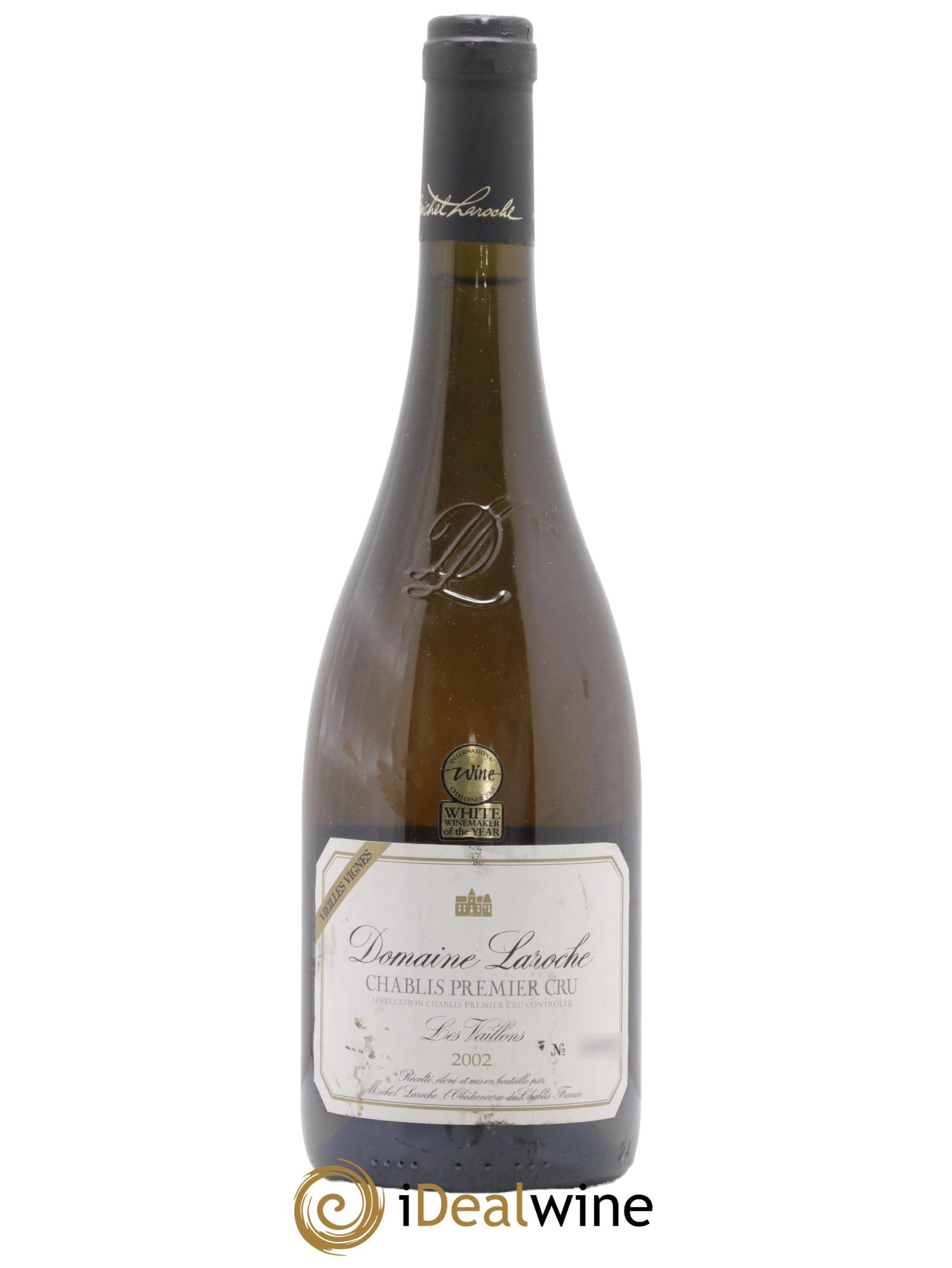 Chablis 1er Cru Vaillons Laroche (Domaine) 2002 - Lot de 1 bouteille - 0
