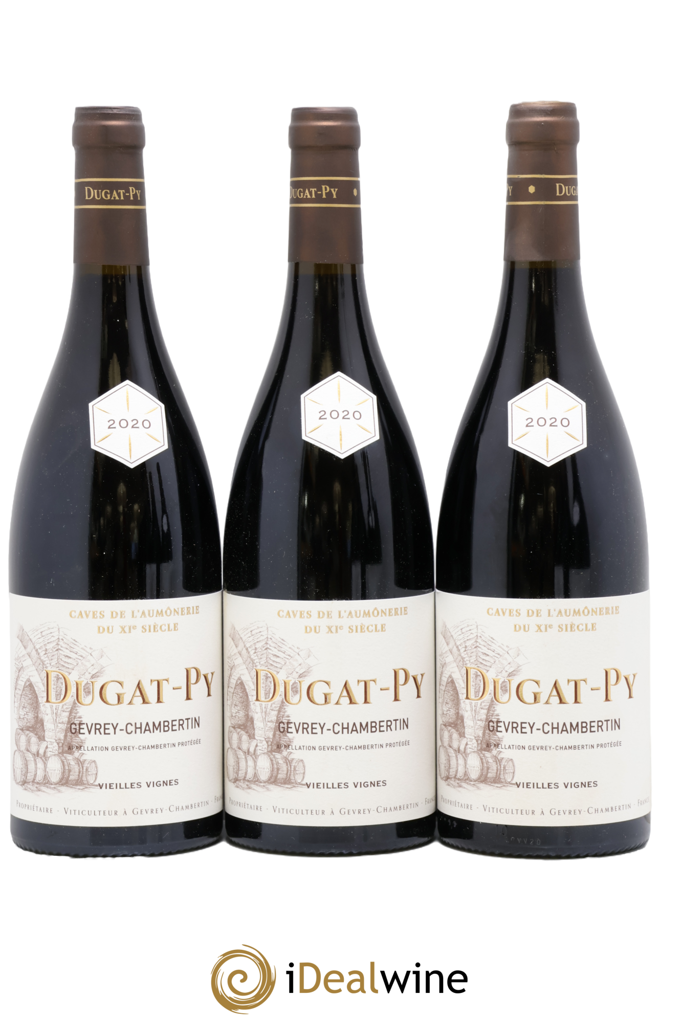 Gevrey-Chambertin Vieilles Vignes Dugat-Py 2020 - Lot of 3 bottles - 0