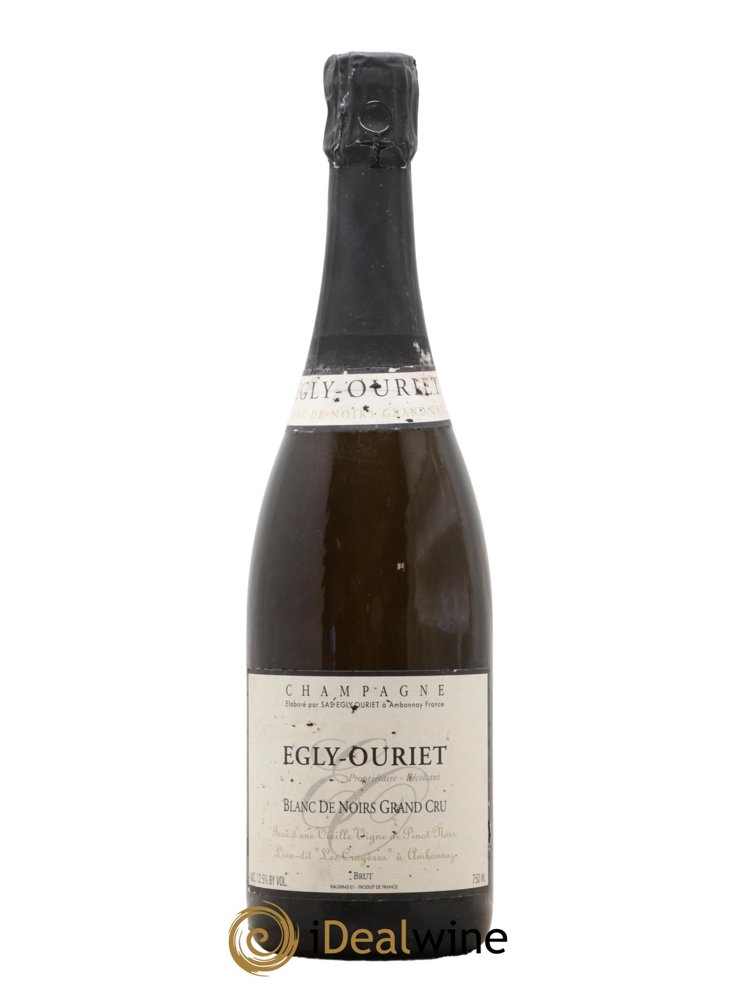 Blanc de Noirs Les Crayères Vieilles vignes Egly-Ouriet - Lot de 1 bouteille - 0