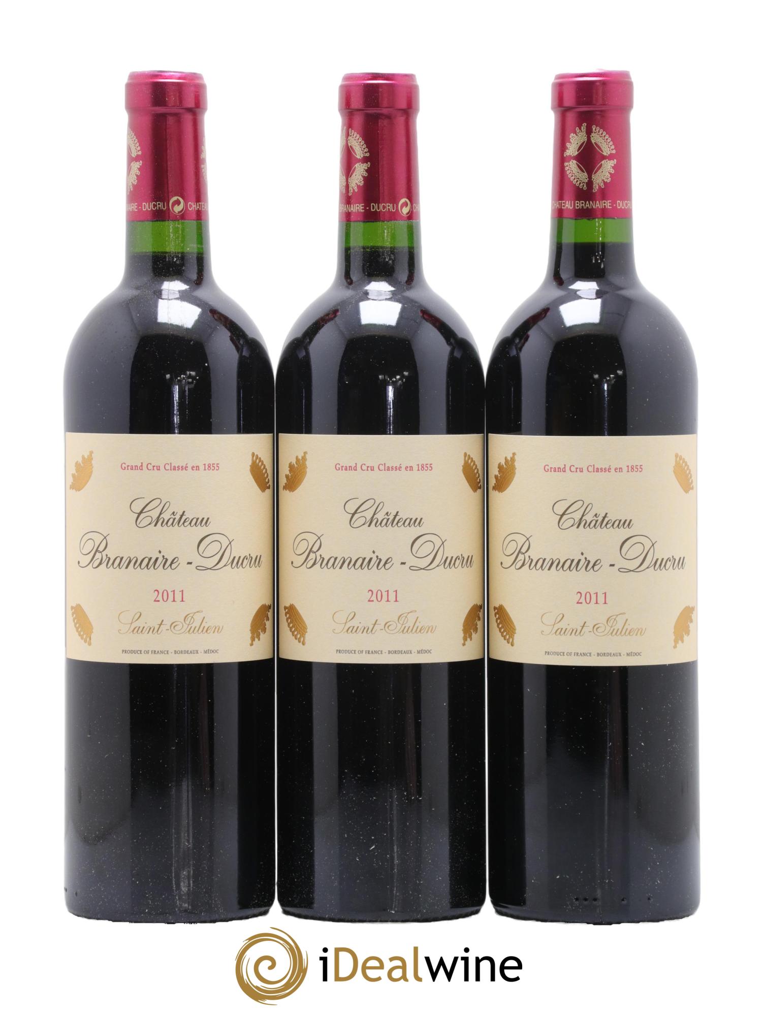 Château Branaire Ducru 4ème Grand Cru Classé 2011 - Posten von 12 Flaschen - 3