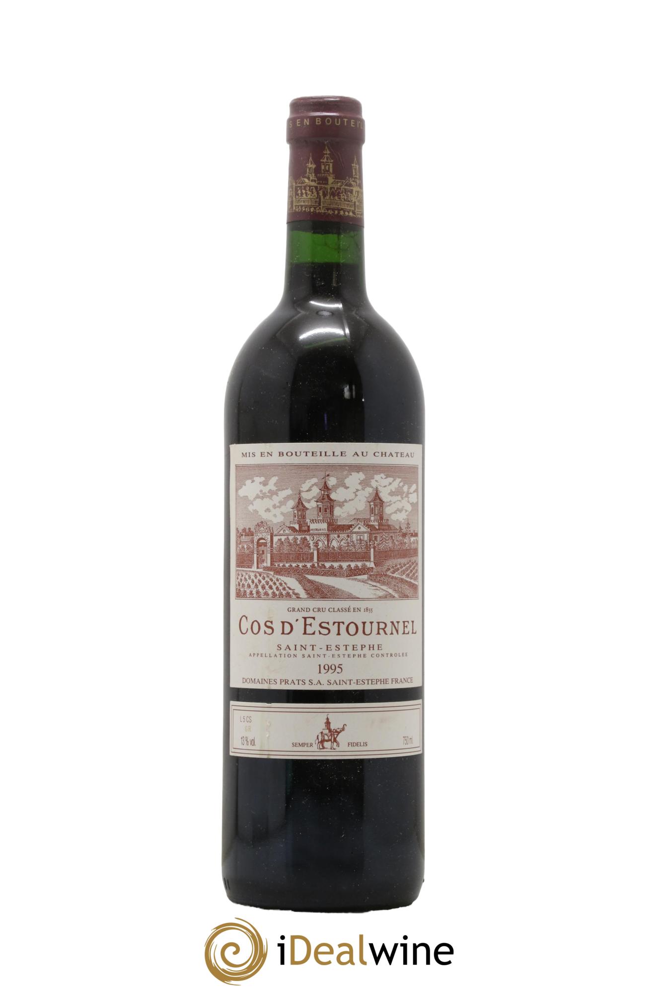 Cos d'Estournel 2ème Grand Cru Classé 1995 - Lot de 1 bouteille - 0