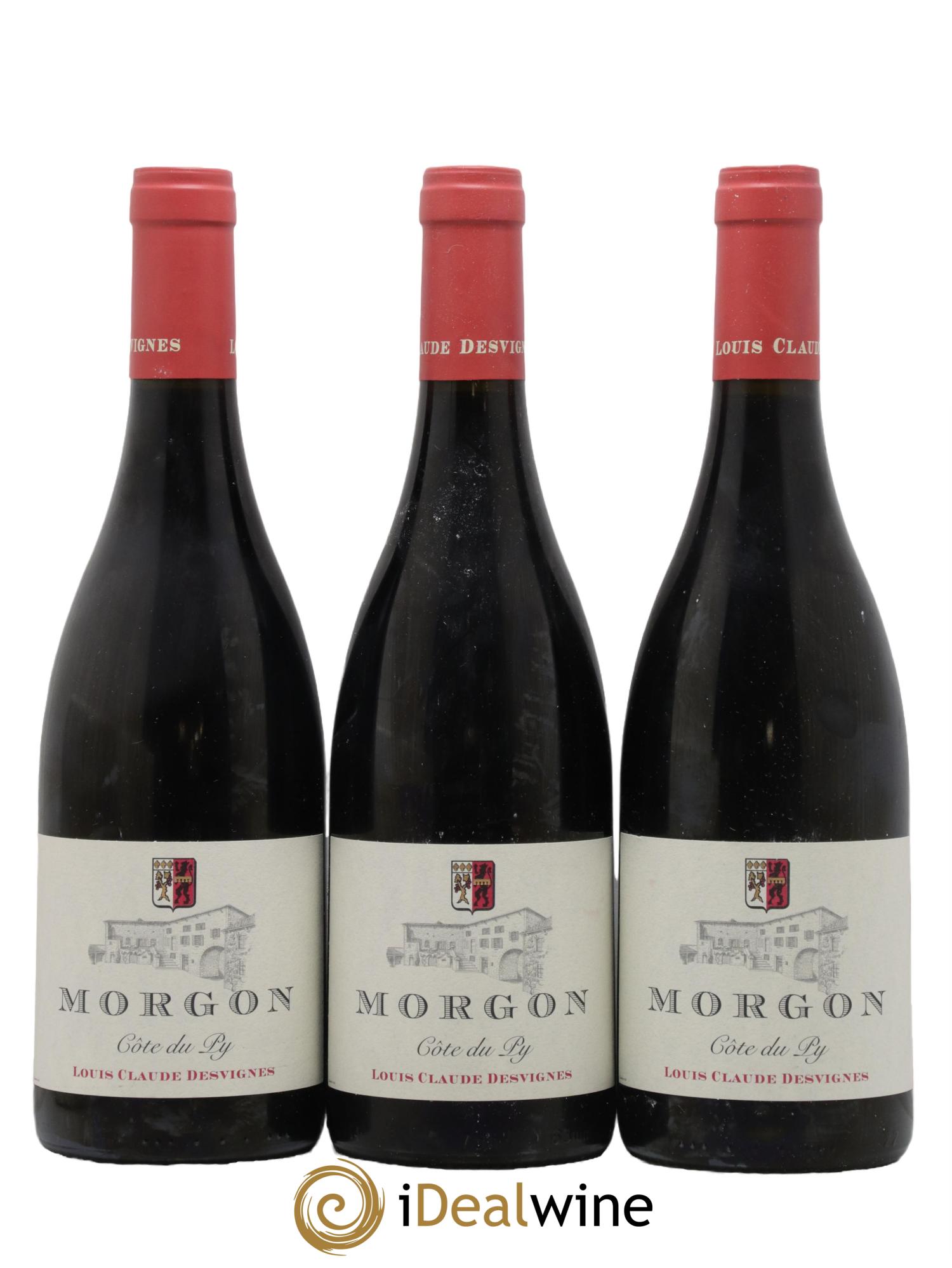 Morgon Côte du Py Louis-Claude Desvignes 2017 - Lot de 3 bouteilles - 0