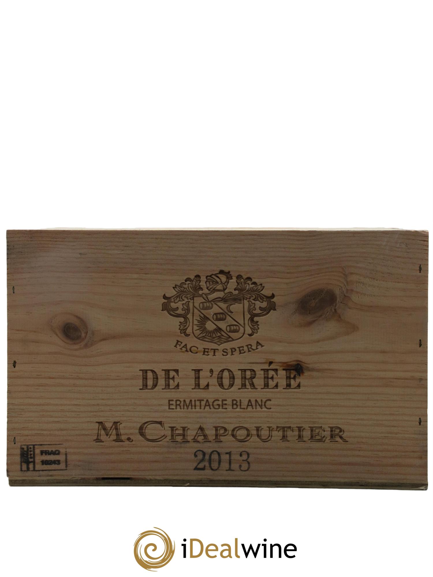 Hermitage Ermitage de l'Orée Chapoutier 2013 - Lot de 6 bouteilles - 5