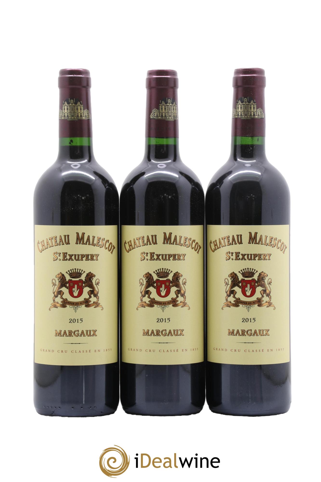 Château Malescot Saint-Exupéry 3ème Grand Cru Classé 2015 - Lot de 6 bouteilles - 1