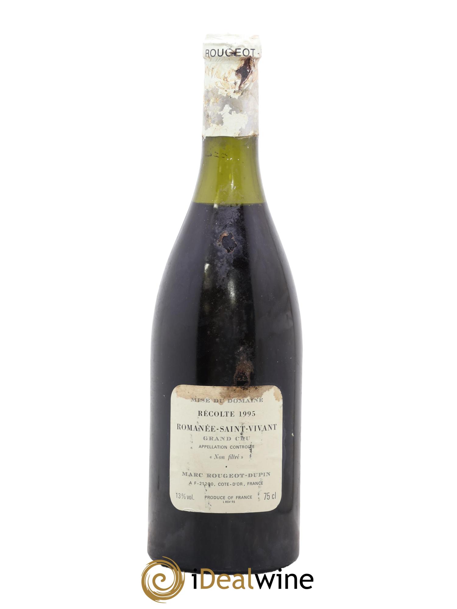 Romanée-Saint-Vivant Grand Cru Marc Rougeot-Dupin 1995 - Lote de 1 botella - 1