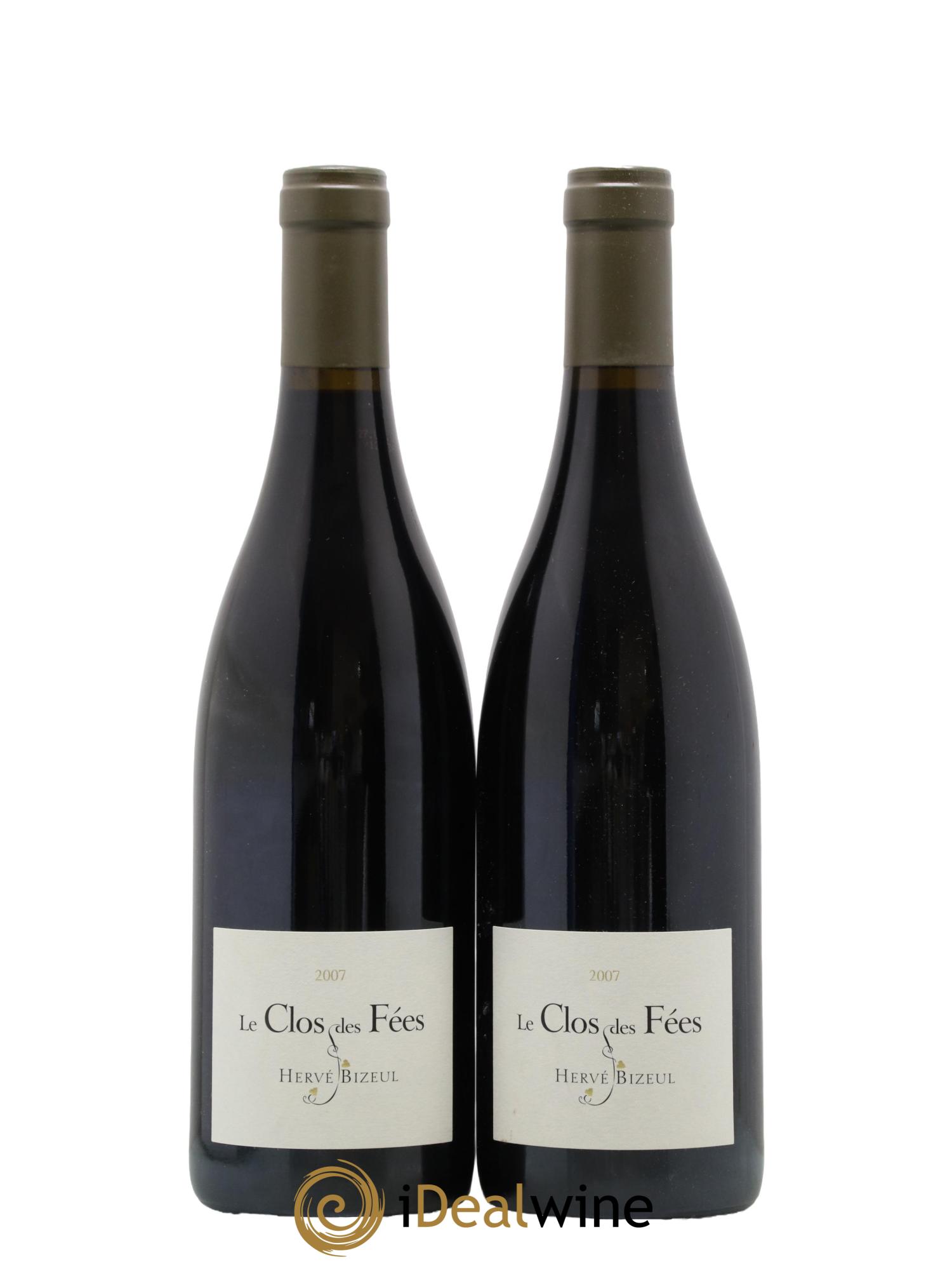 Côtes du Roussillon Villages Clos des Fées Hervé Bizeul 2007 - Lot de 2 bouteilles - 0