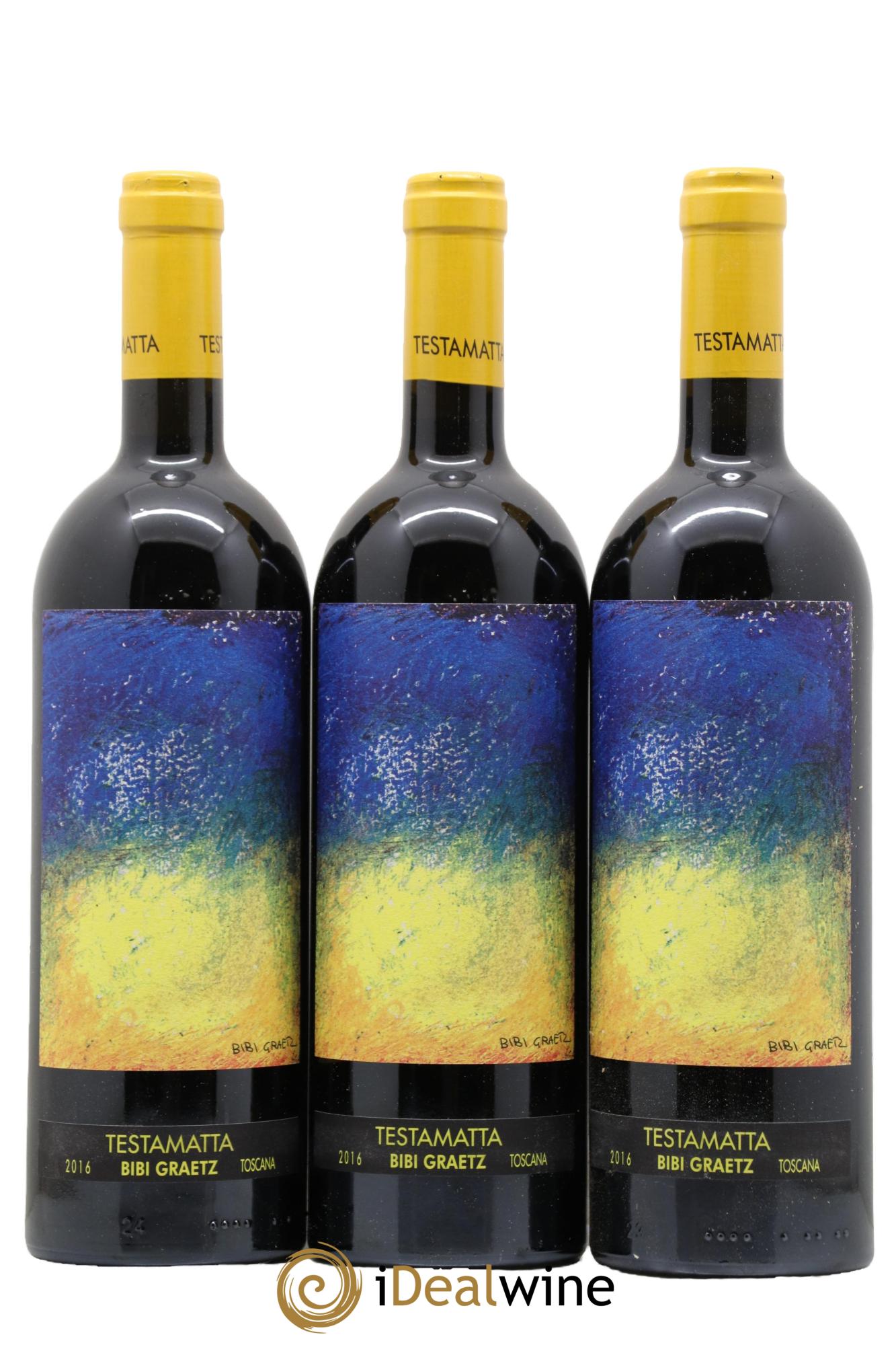 Toscana IGT Testamatta Bibi Graetz 2016 - Lot de 6 bouteilles - 2