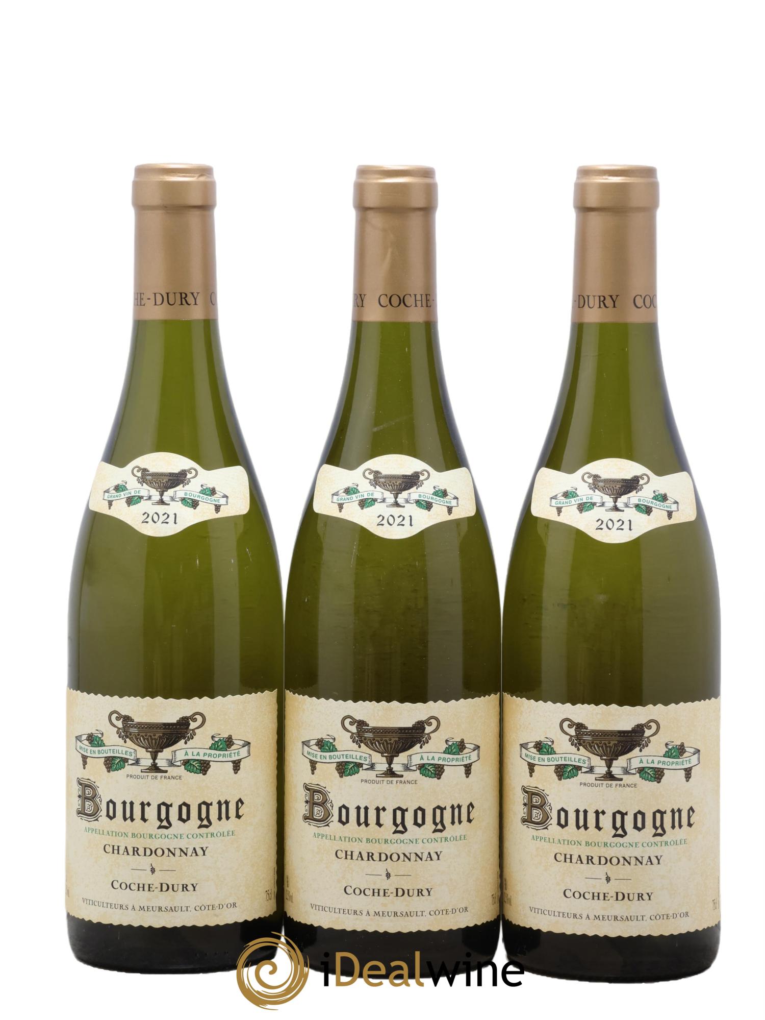 Bourgogne Coche Dury (Domaine) 2021 - Lotto di 3 bottiglie - 0