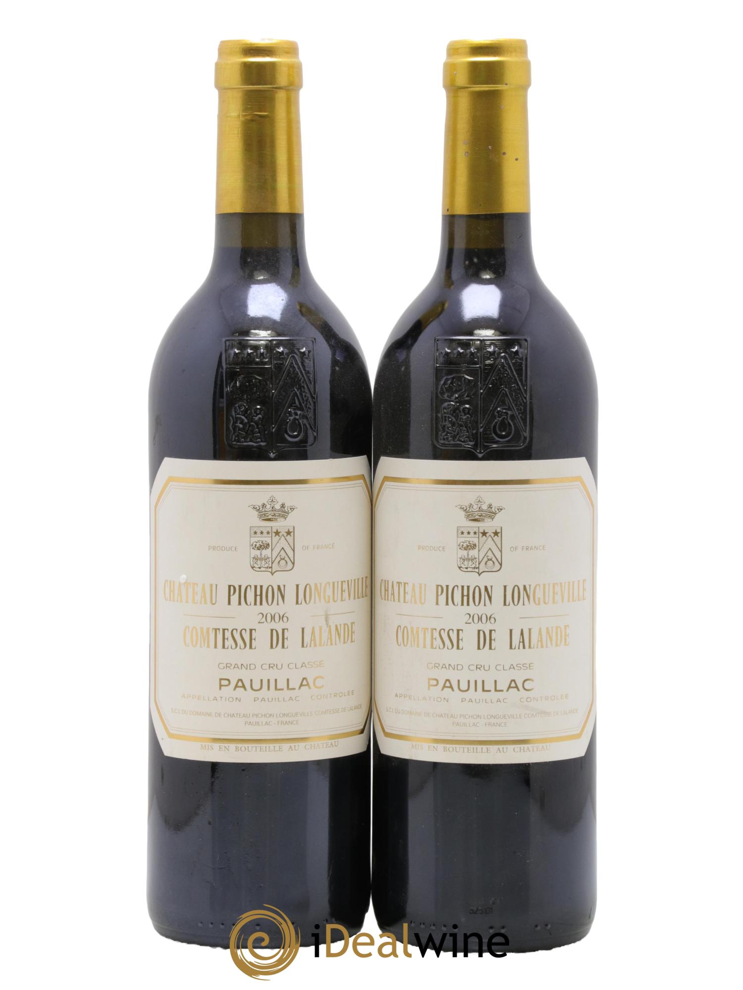 Château Pichon Longueville Comtesse de Lalande 2ème Grand Cru Classé 2006 - Lotto di 2 bottiglie - 0