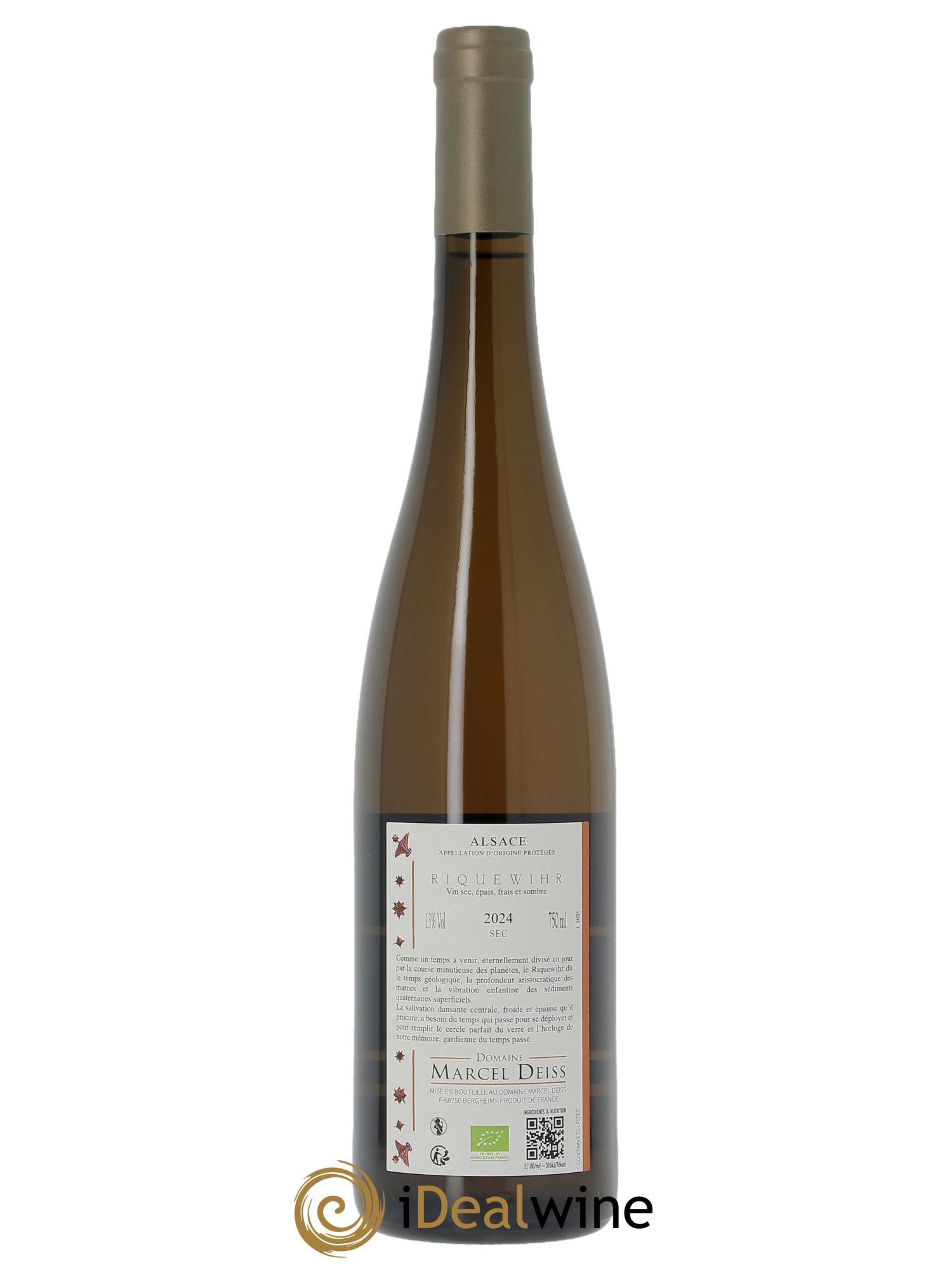 Alsace Riquewihr Marcel Deiss (Domaine) 2024 - Lot de 1 bouteille - 1