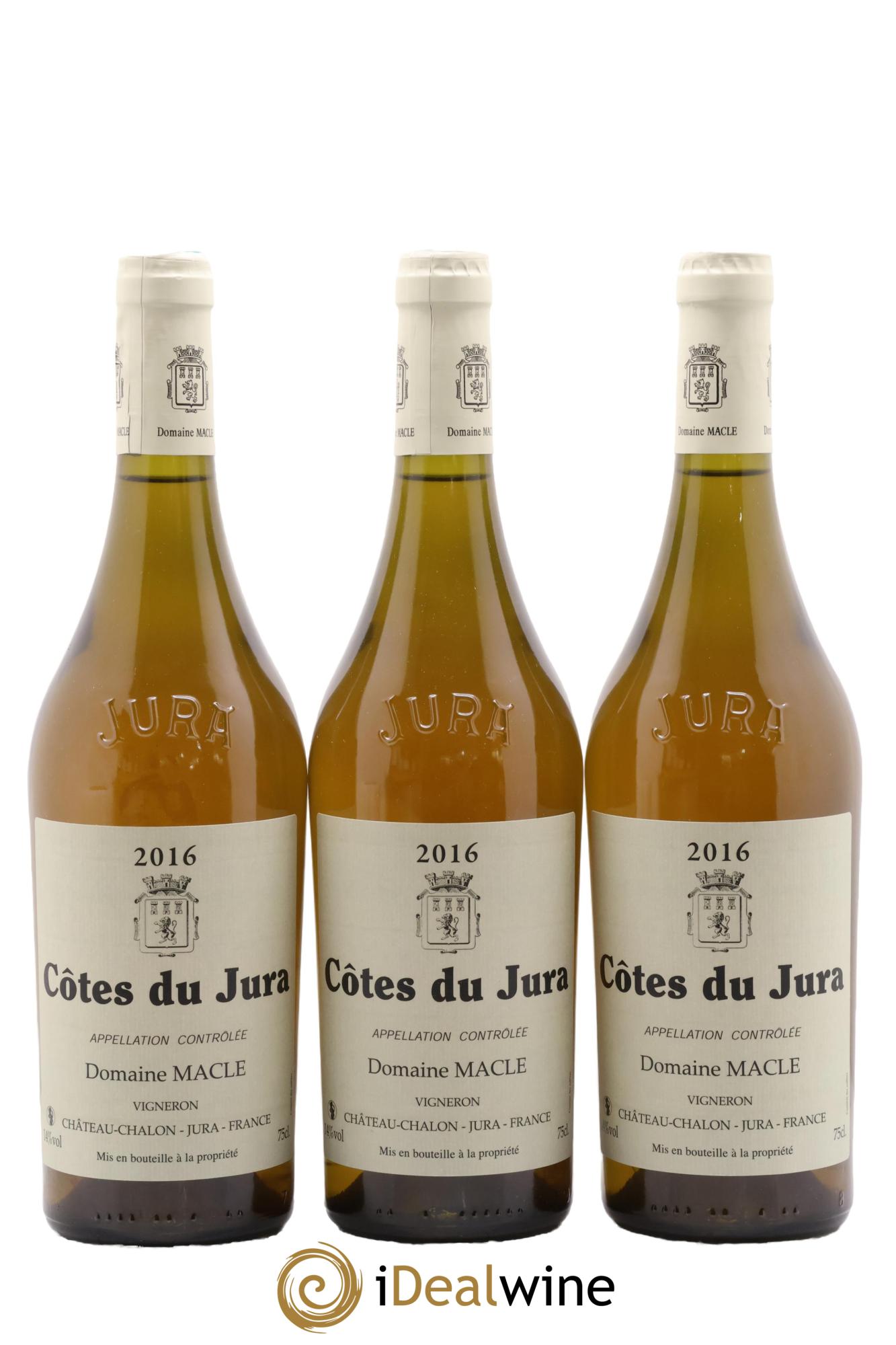 Côtes du Jura Jean Macle 2016 - Lot de 3 bouteilles - 0