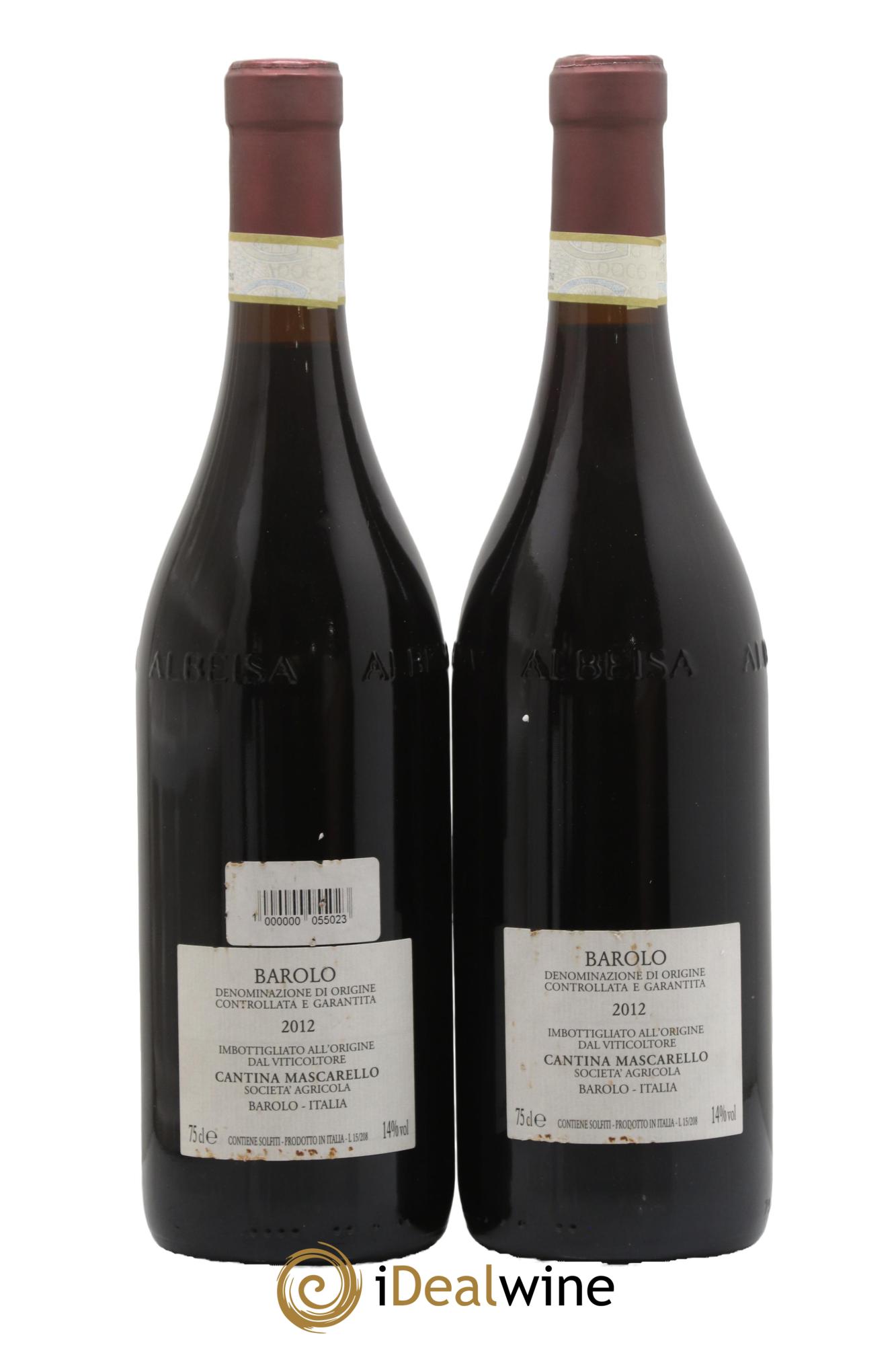 Barolo DOCG Bartolo Mascarello 2012 - Lot of 2 bottles - 1