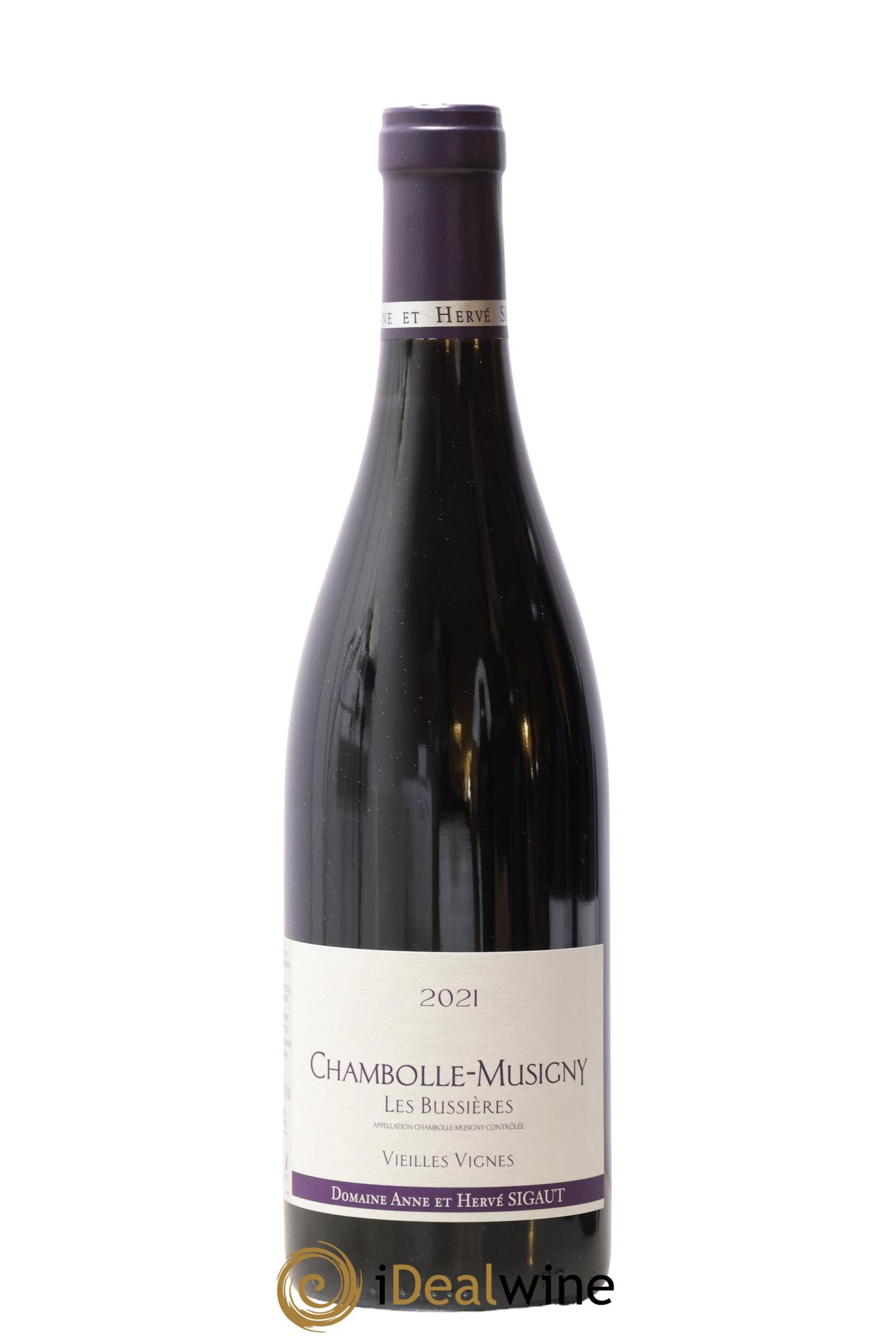 Chambolle-Musigny Les Bussières Vieilles Vignes Anne et Hervé Sigaut (Domaine) 2021 - Lot de 1 bouteille - 0
