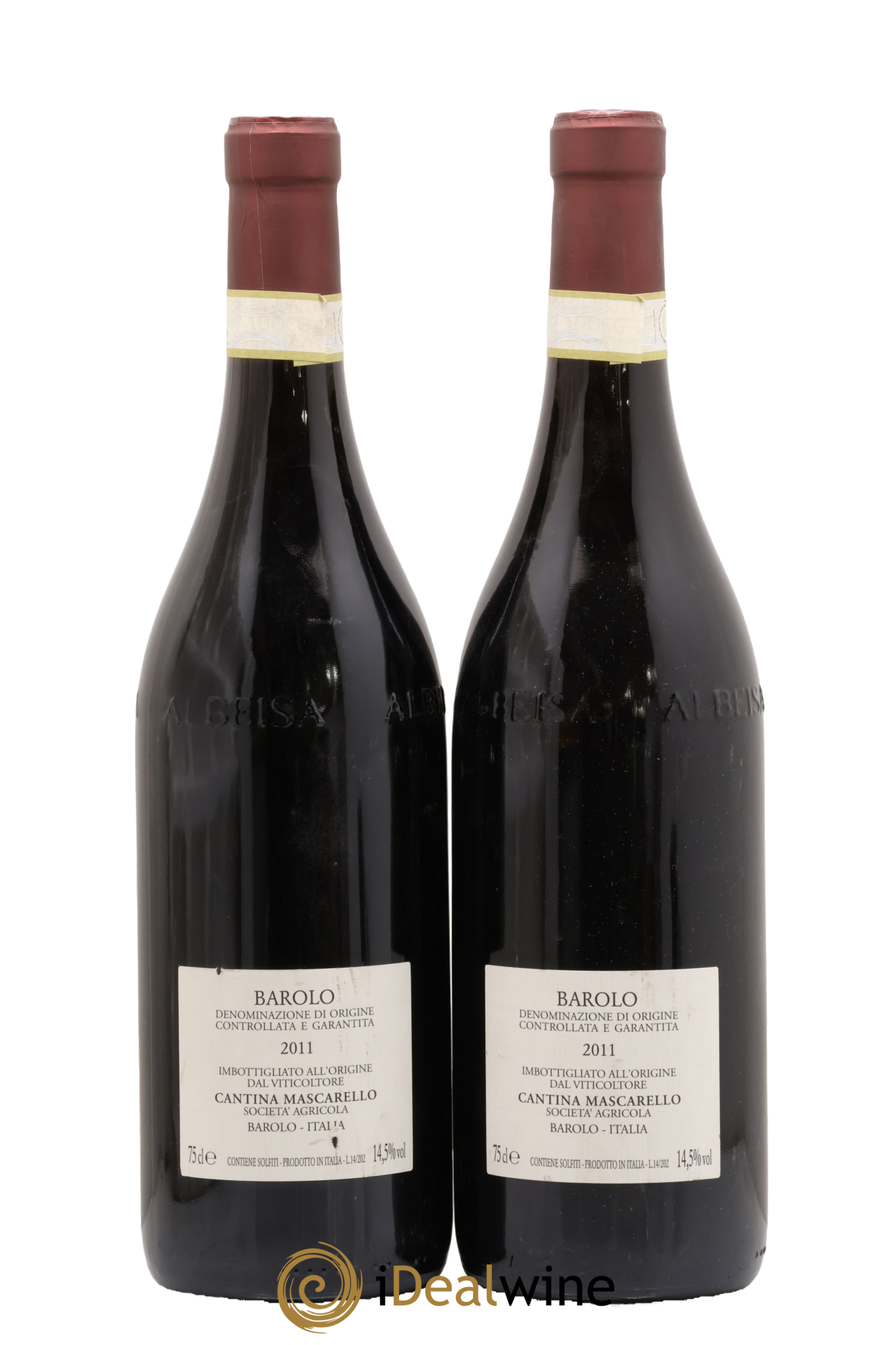 Barolo DOCG Bartolo Mascarello 2011 - Lot de 2 bouteilles - 1