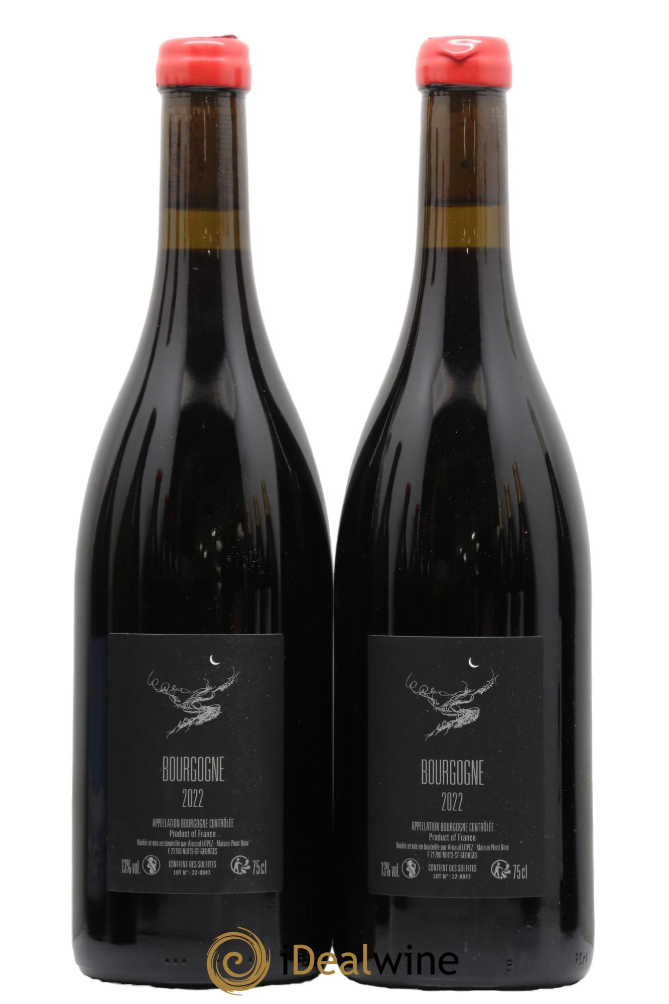 Bourgogne Lazaro Arnaud Lopez 2022 - Lot de 2 bouteilles - 1