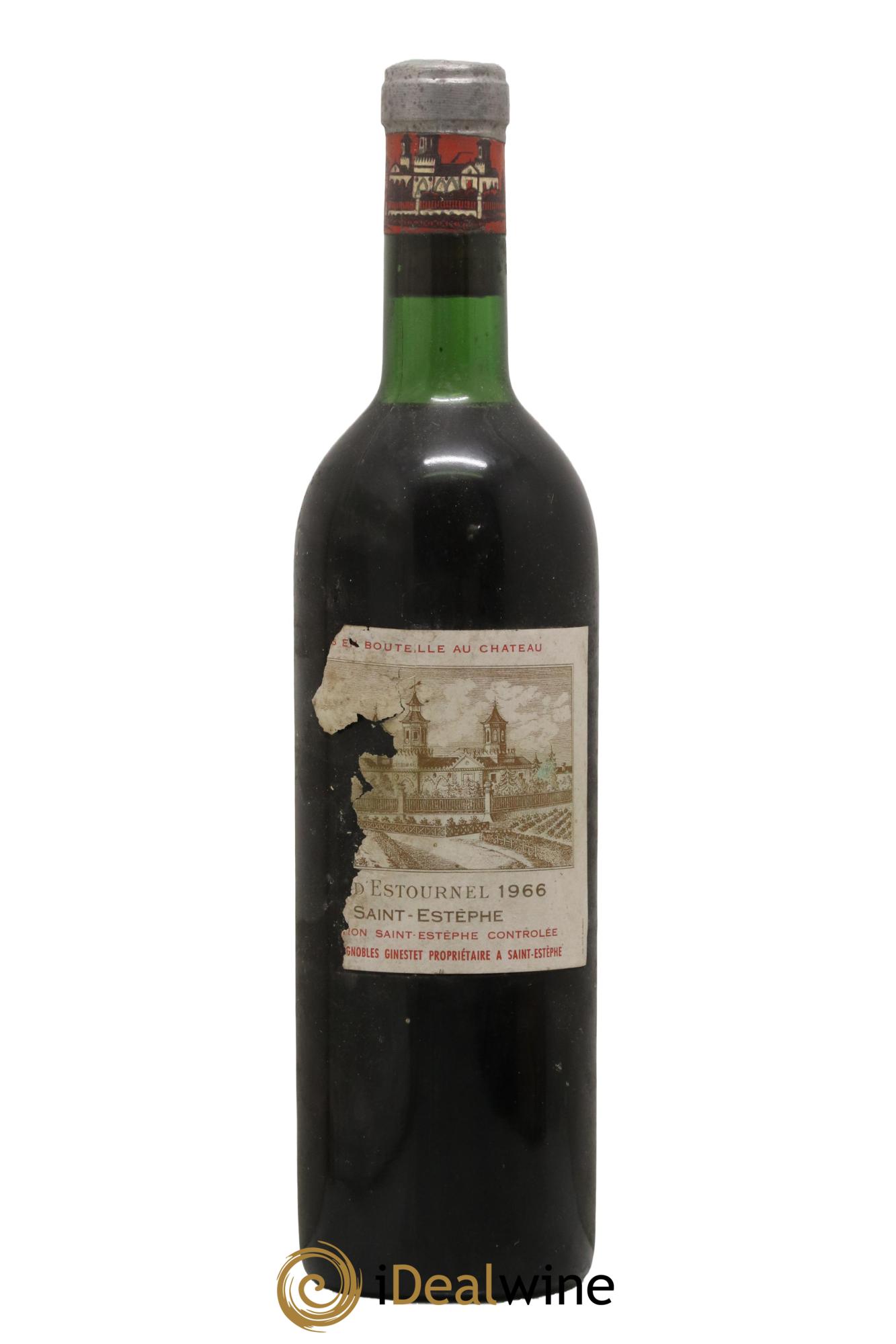 Cos d'Estournel 2ème Grand Cru Classé 1966 - Lot of 1 bottle - 0