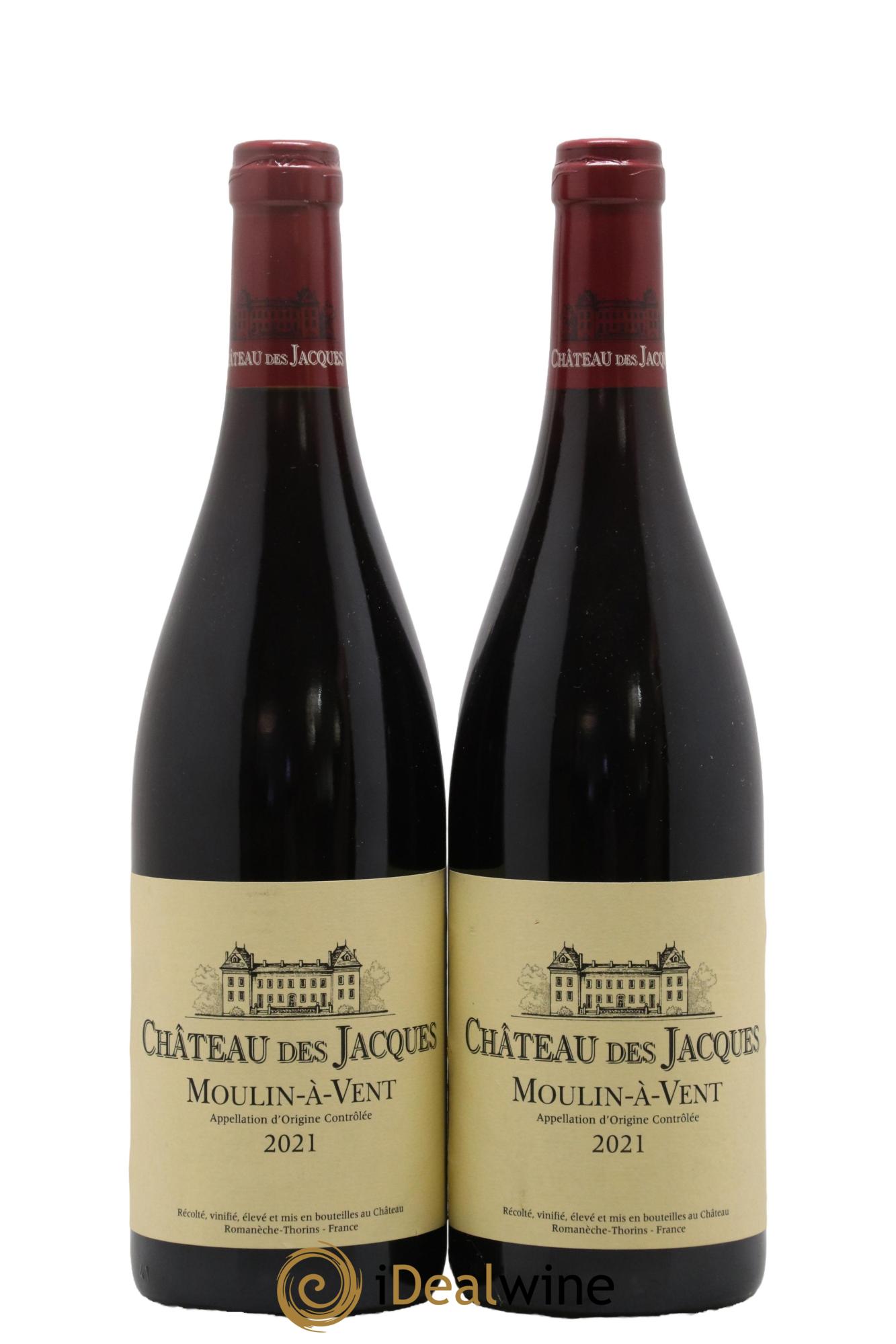 Moulin-à-Vent Château des Jacques 2021 - Lot de 2 bouteilles - 0
