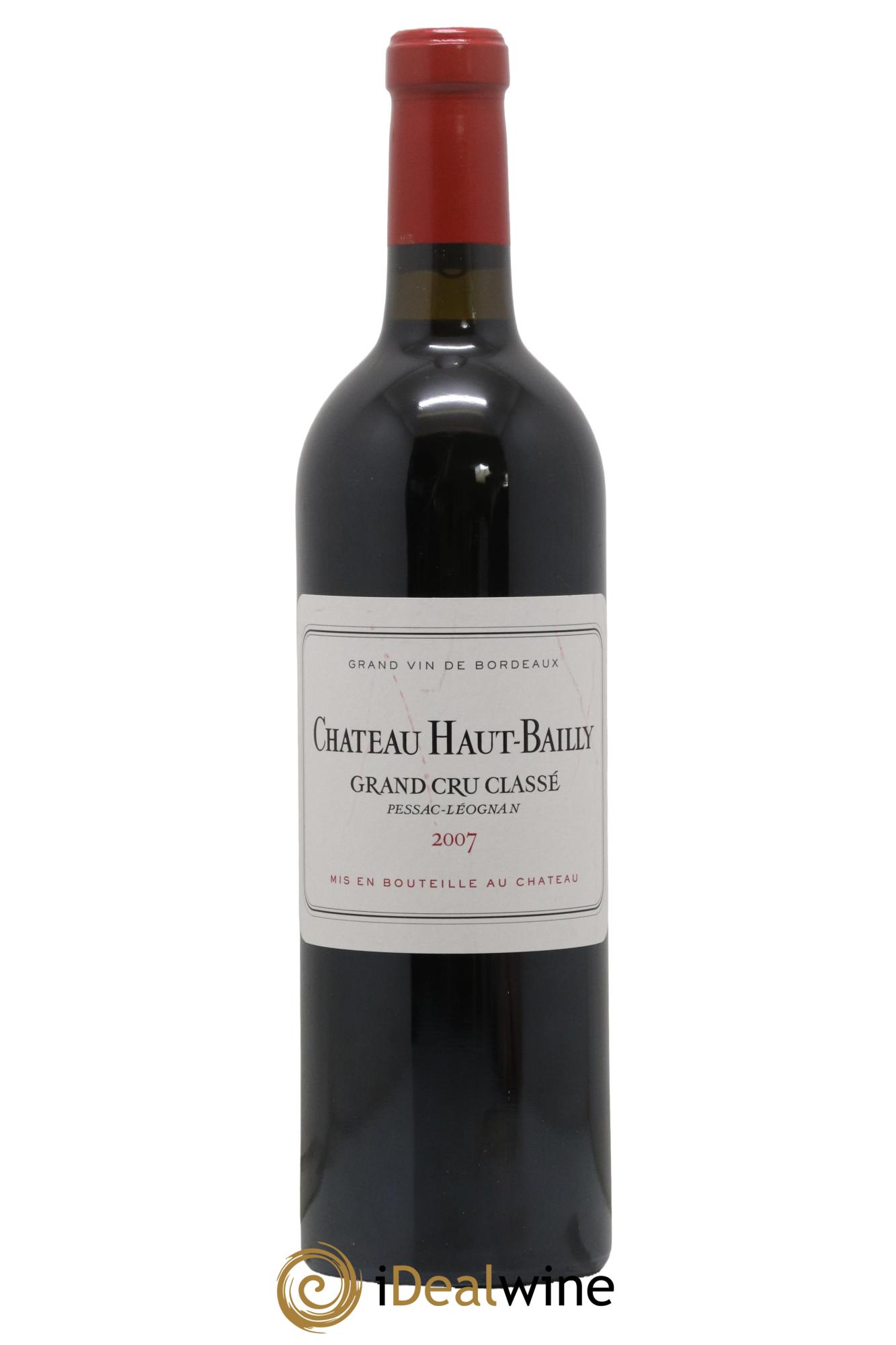 Château Haut-Bailly Cru Classé de Graves 2007 - Lot de 1 bouteille - 0