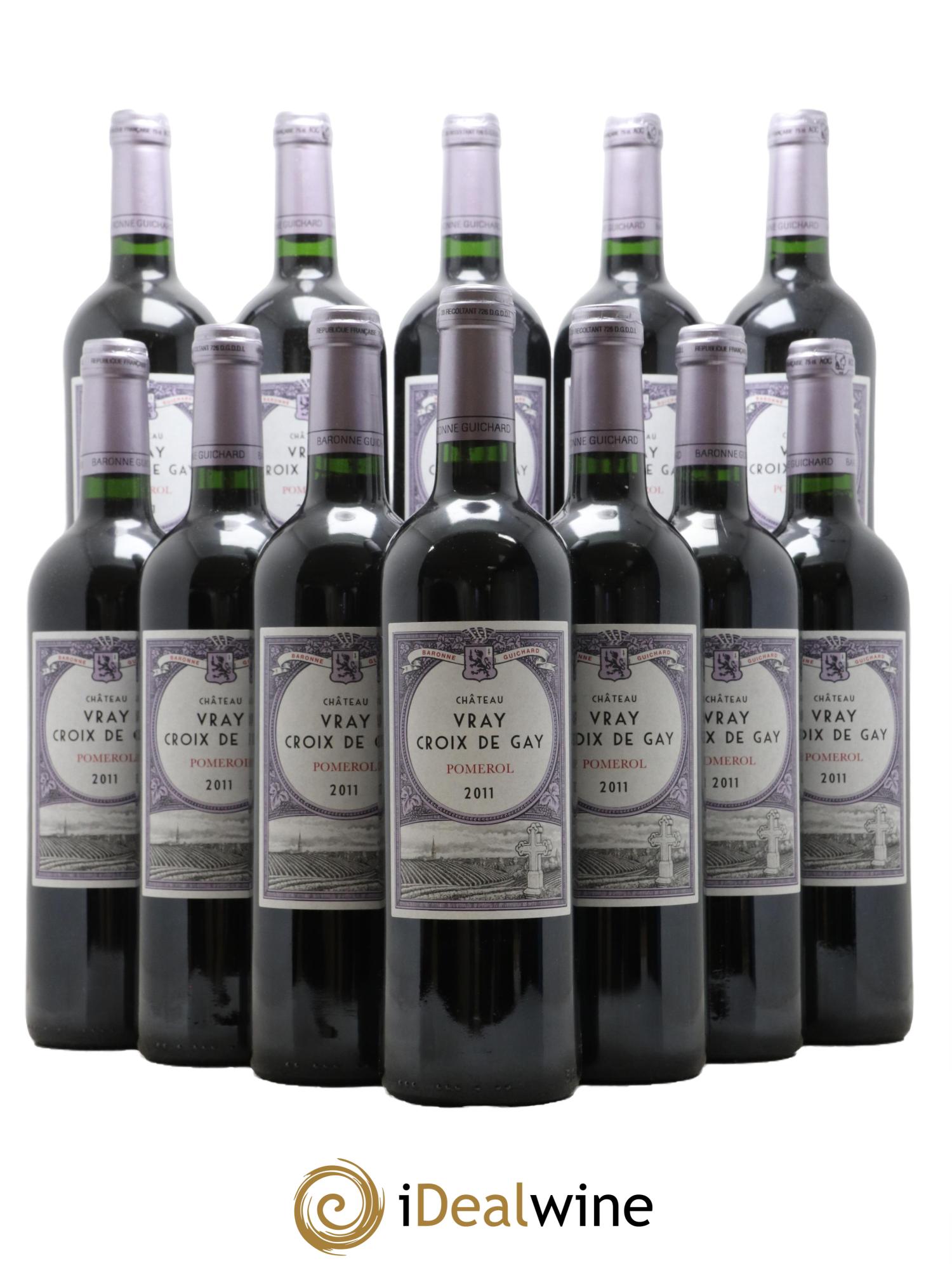 Château Vray Croix de Gay 2011 - Lot de 12 bouteilles - 0