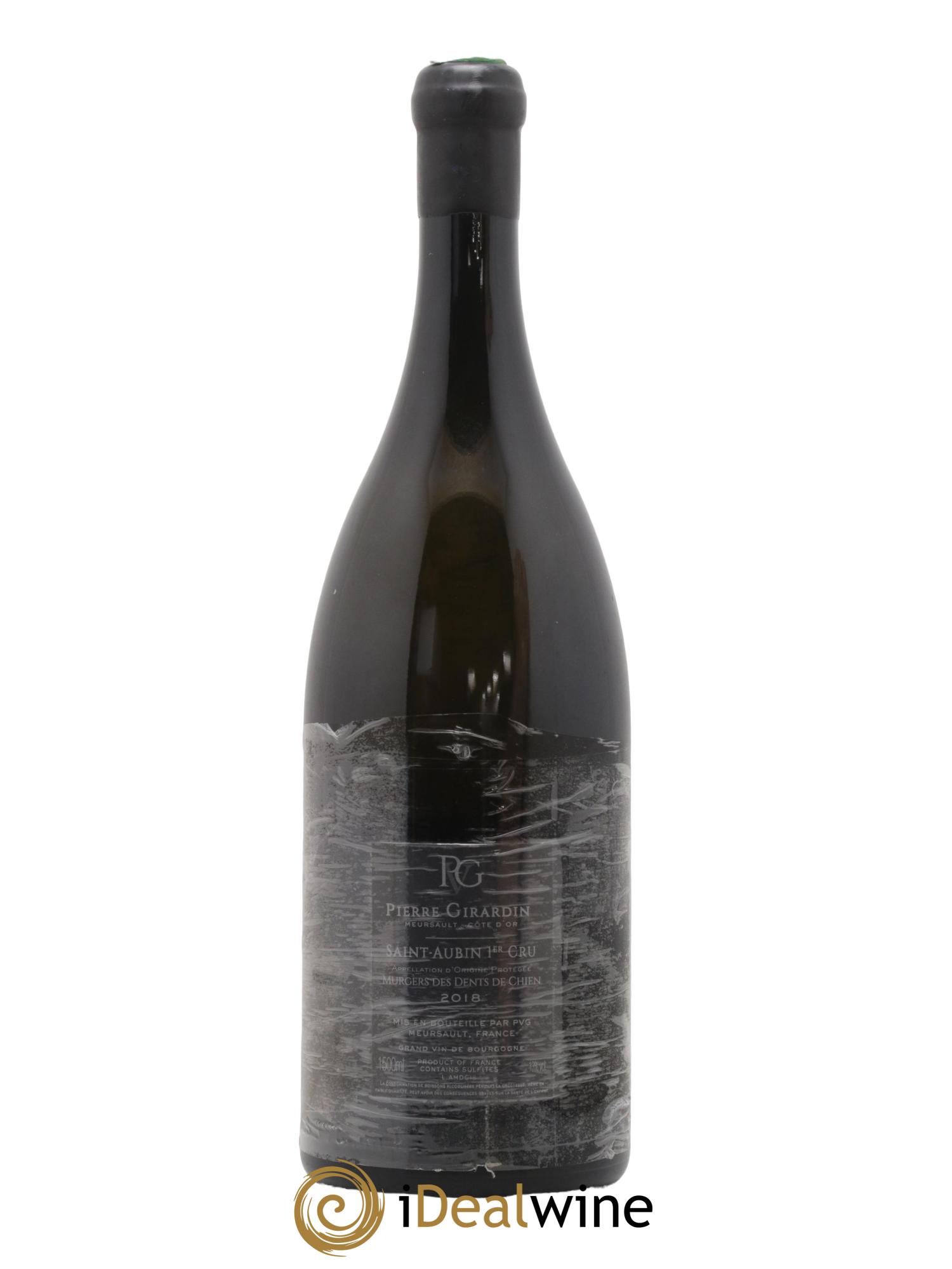 Saint-Aubin 1er Cru Les Murgers des Dents de Chien Pierre Girardin 2018 - Lot de 1 magnum - 1