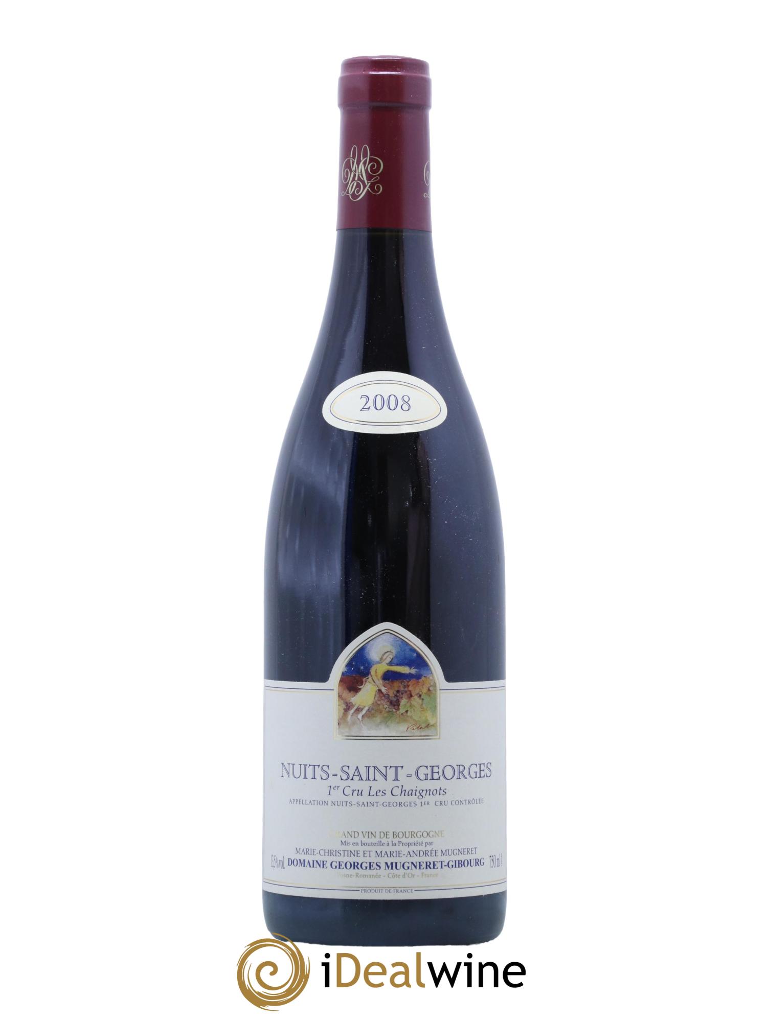 Nuits-Saint-Georges 1er Cru Les Chaignots Mugneret-Gibourg (Domaine) 2008 - Lot de 1 bouteille - 0