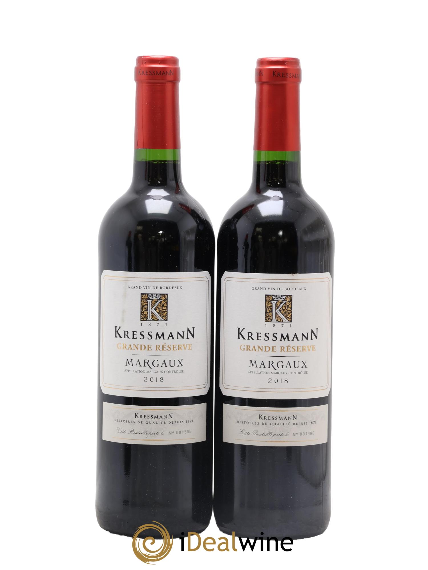 Margaux Kressmann Grande Réserve 2018 - Posten von 2 Flaschen - 0