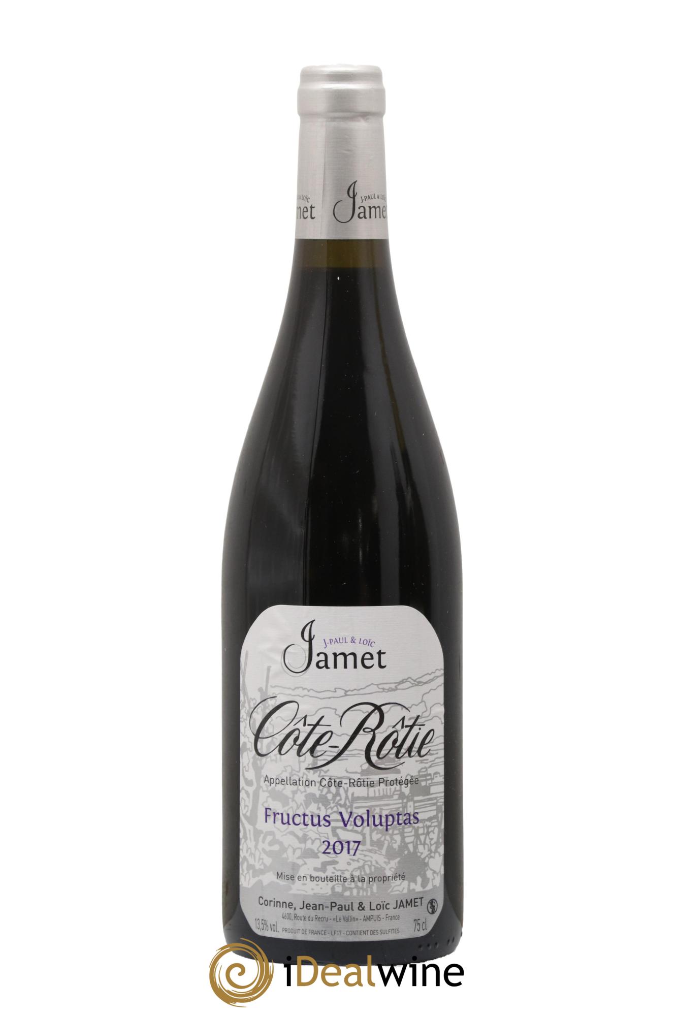 Côte-Rôtie Fructus Voluptas Jamet (Domaine) 2017 - Lot de 1 bouteille - 0