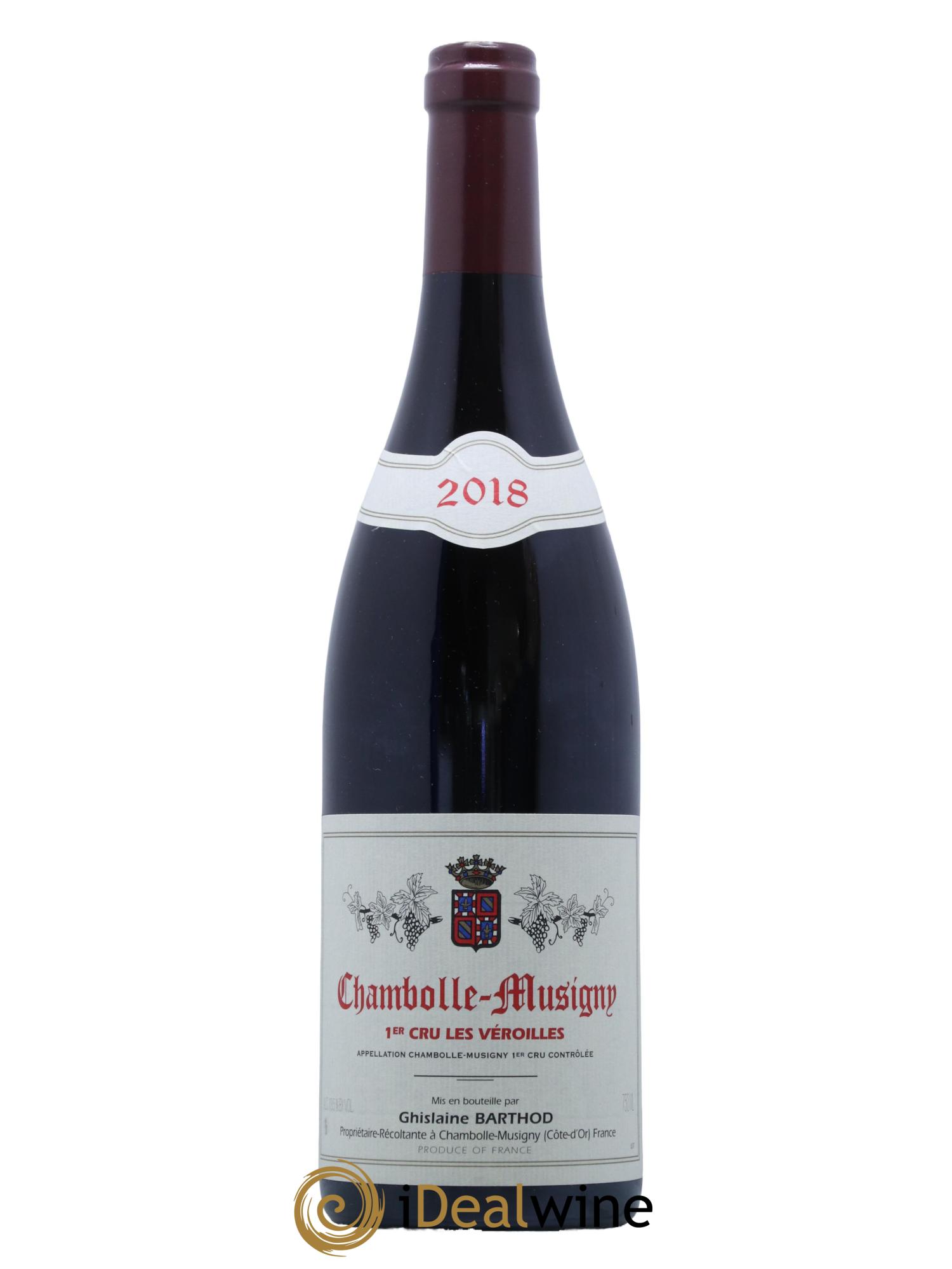 Chambolle-Musigny 1er Cru Les Véroilles Ghislaine Barthod 2018 - Lot of 1 bottle - 0