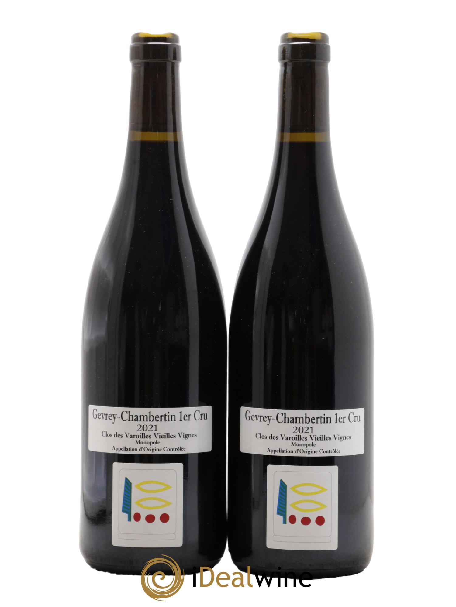 Gevrey-Chambertin 1er Cru Le Clos des Varoilles Monopole Prieuré Roch Le Clos des Varoilles Vieilles Vignes Monopole Prieuré Roch 2021 - Lot de 2 bouteilles - 0