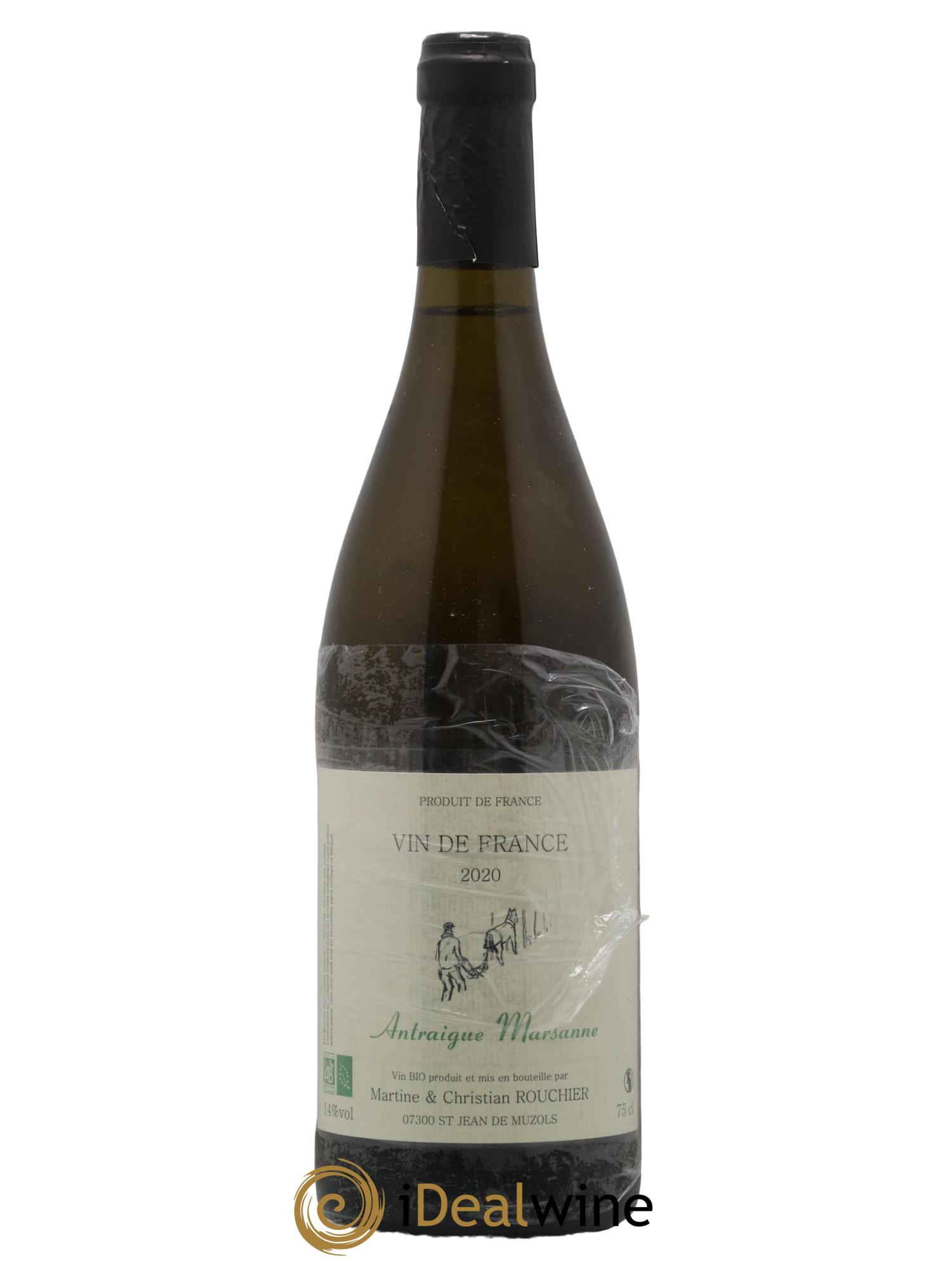 Vin de France Antraigue Marsanne Christian Rouchier 2020 - Lot de 1 bouteille - 0