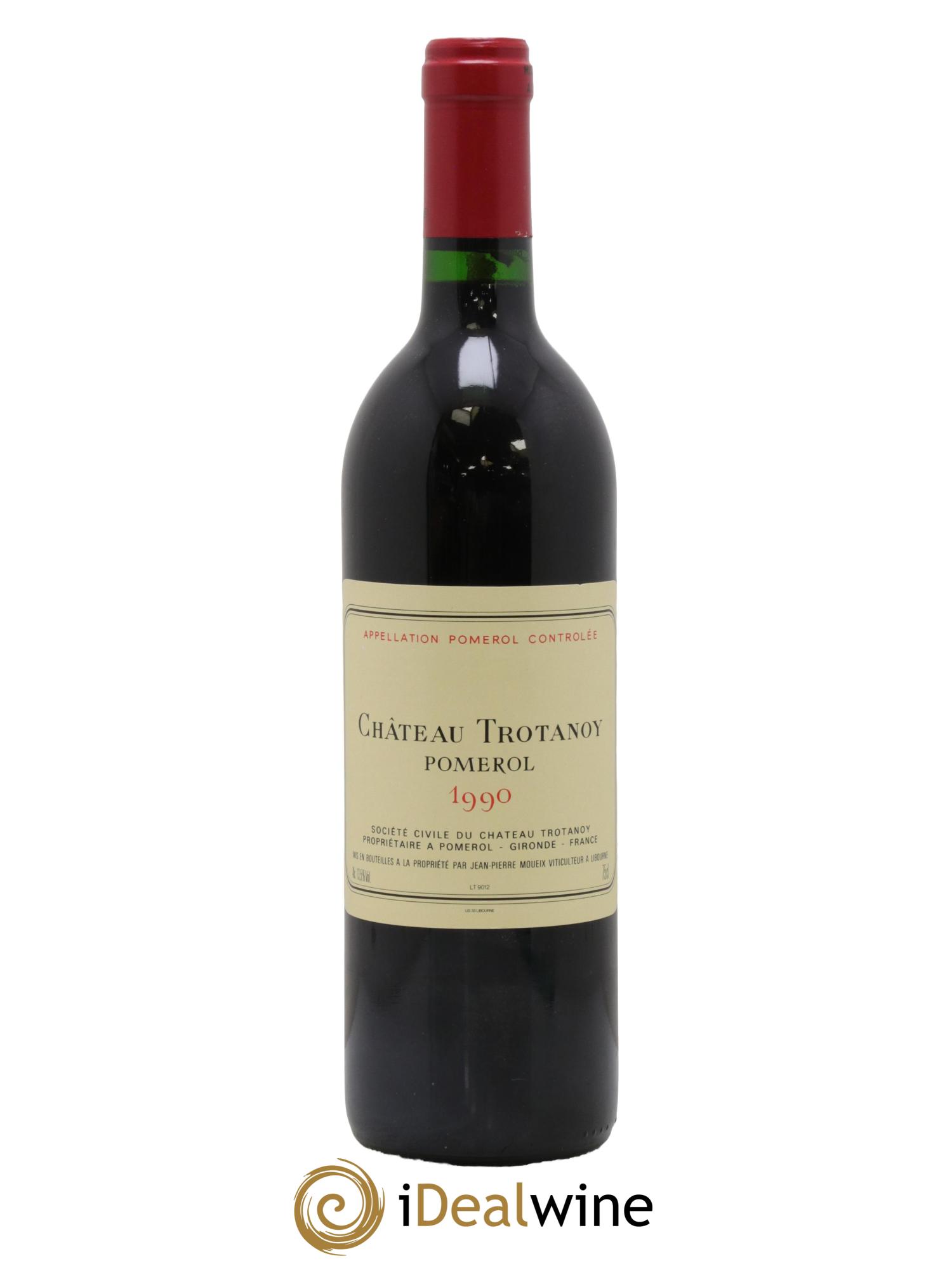 Château Trotanoy 1990 - Lot de 1 bouteille - 0