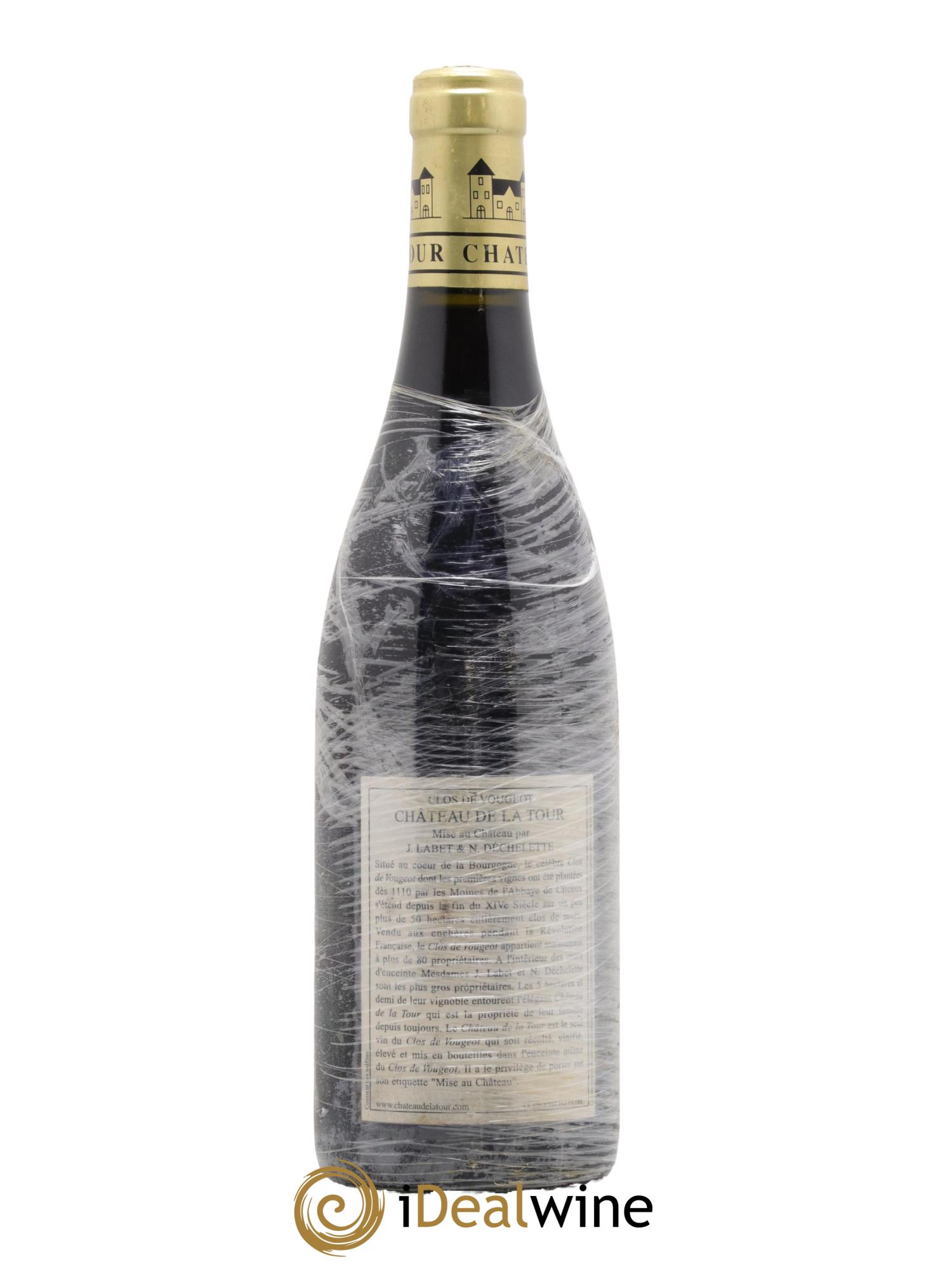 Clos de Vougeot Grand Cru Vieilles Vignes Château de La Tour 2011 - Lot de 1 bouteille - 1