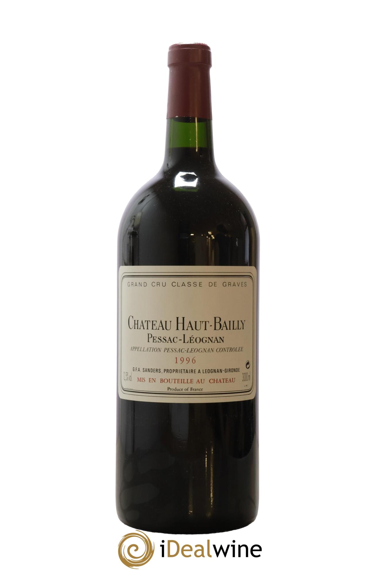 Château Haut-Bailly Cru Classé de Graves 1996 - Lot de 1 double magnum - 0