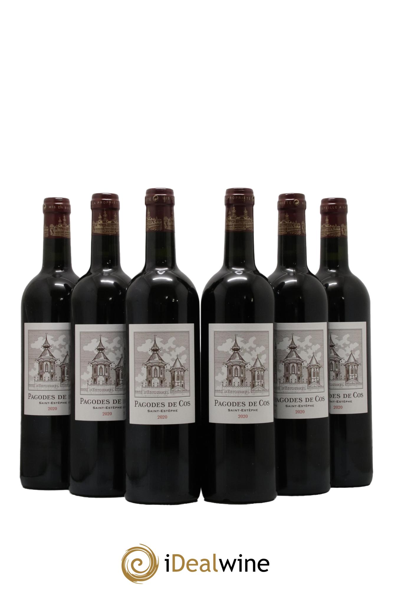 Les Pagodes de Cos Second Vin  2020 - Lot de 6 bouteilles - 0