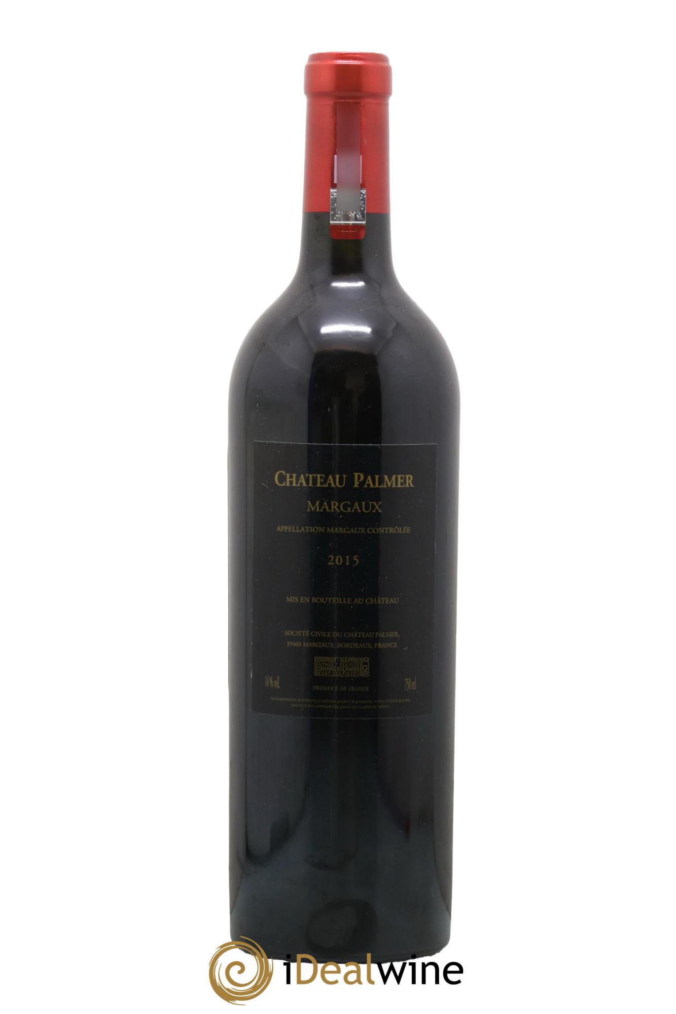 Château Palmer 3ème Grand Cru Classé 2015 - Lot de 1 bouteille - 1