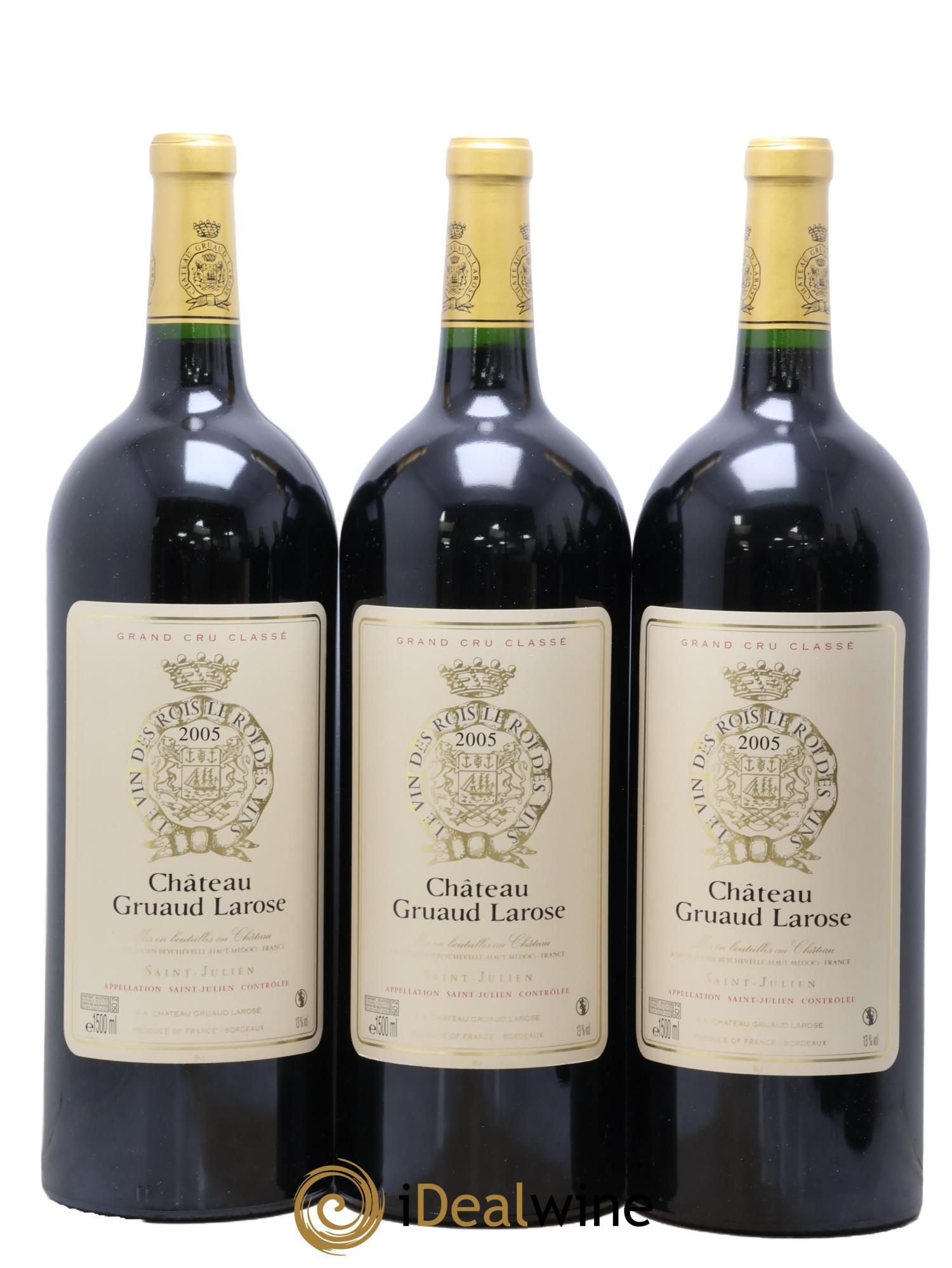 Château Gruaud Larose 2ème Grand Cru Classé 2005 - Lot of 6 magnums - 1